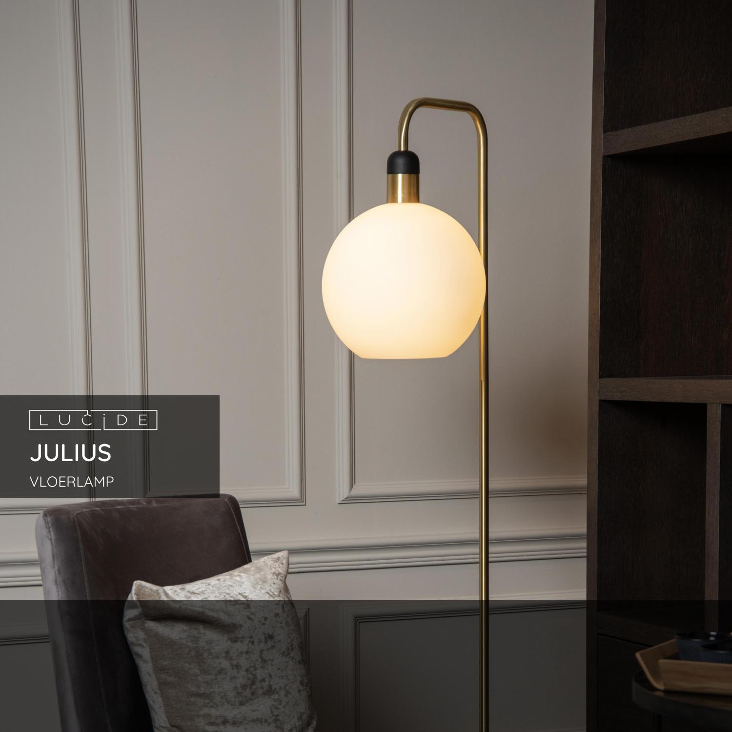 Lucide JULIUS Vloerlamp - Opaal