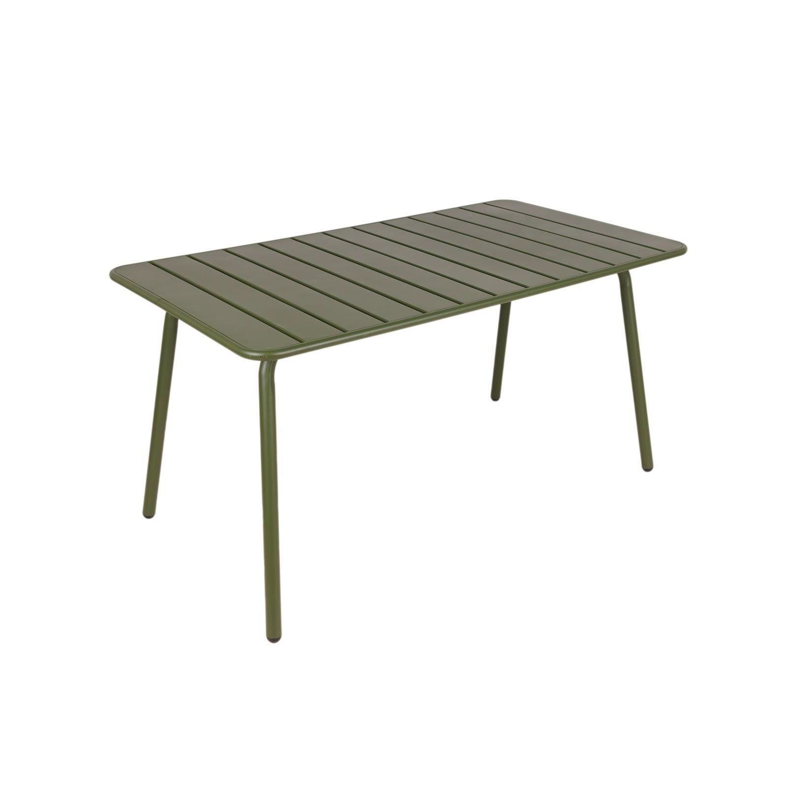 Metalen tuinset Max olijfgroen 150 cm