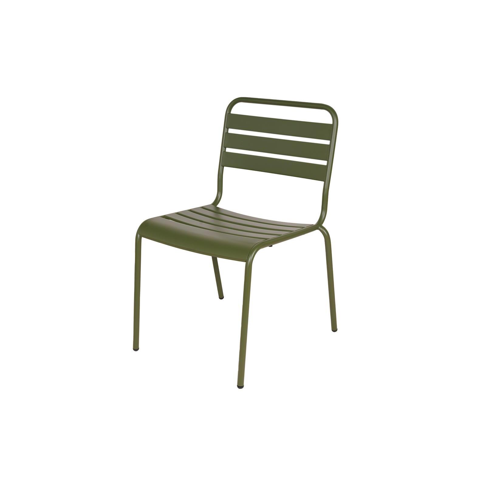 Metalen tuinset Max olijfgroen 150 cm