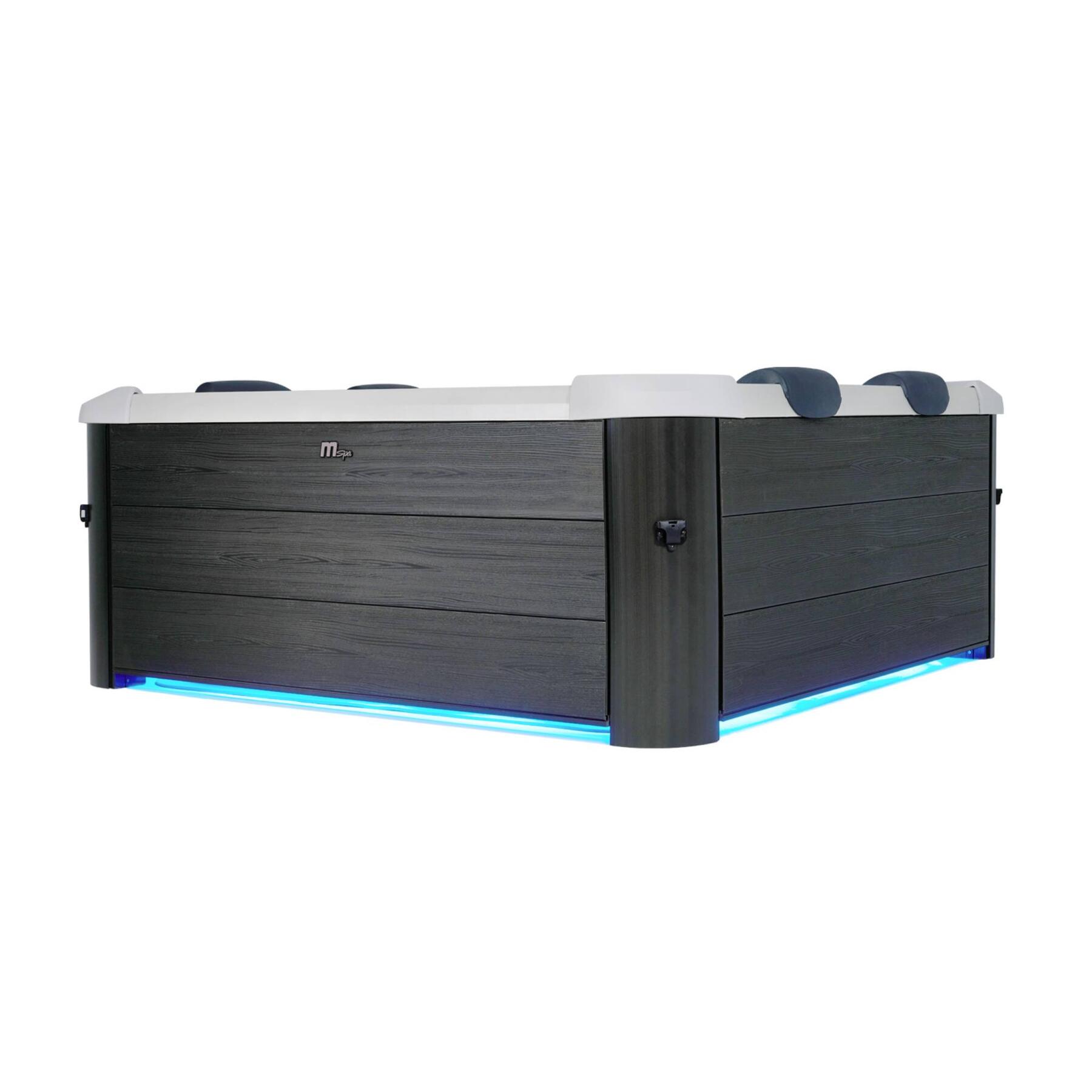 sweeek - SPA Oslo- 6 personen Hydromassage 4 kussens 160cm