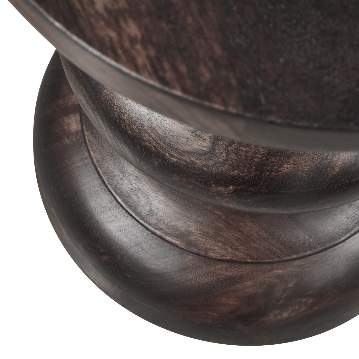 WOOOD Jonah Bijzettafel - Hout - Donkerbuin - 42x30x30