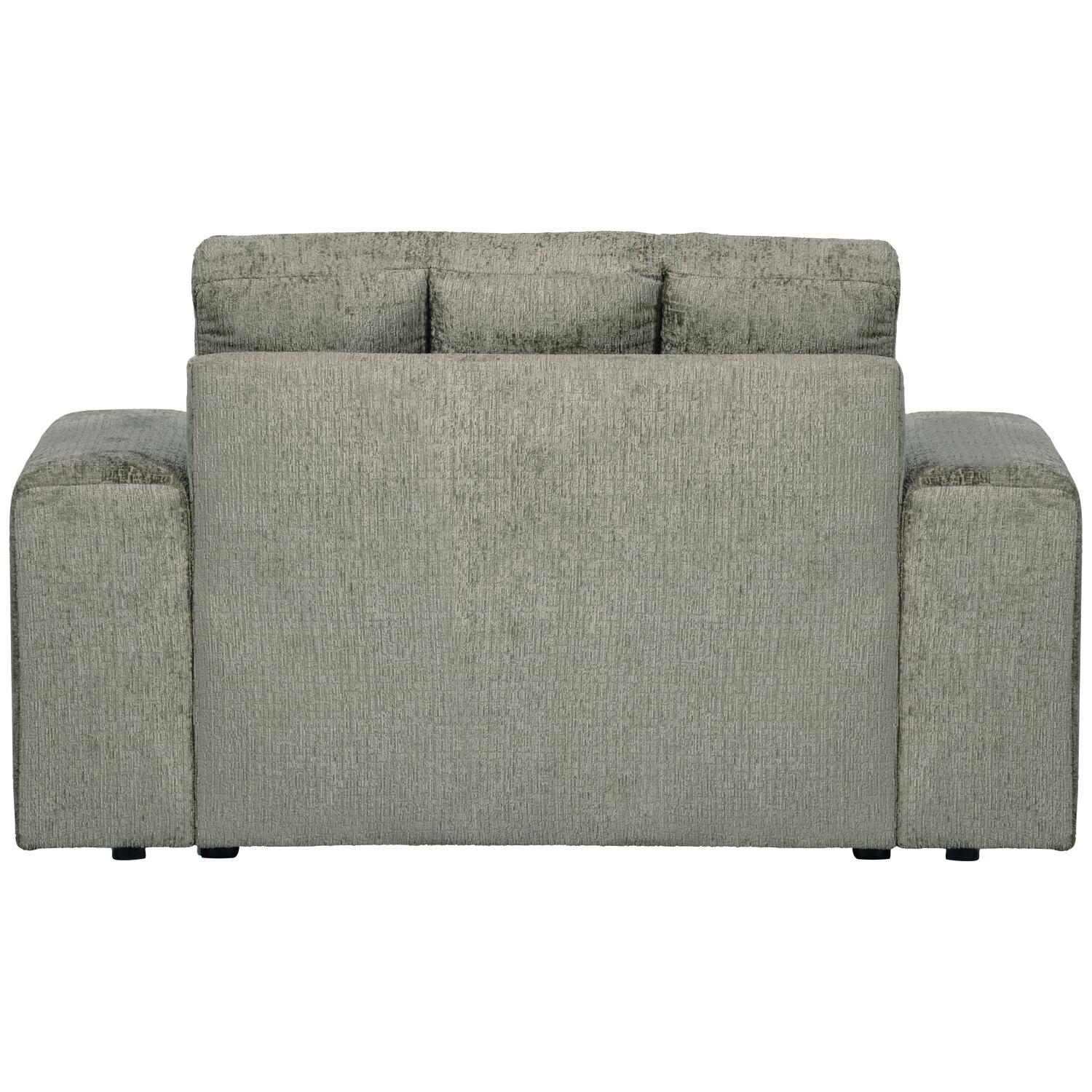 WOOOD Second Date Loveseat - Structure Velvet - Frost