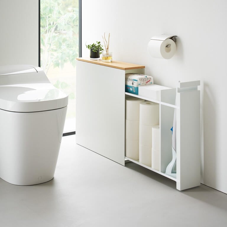 Yamazaki Badkamer Opbergrek - Tower - Wit