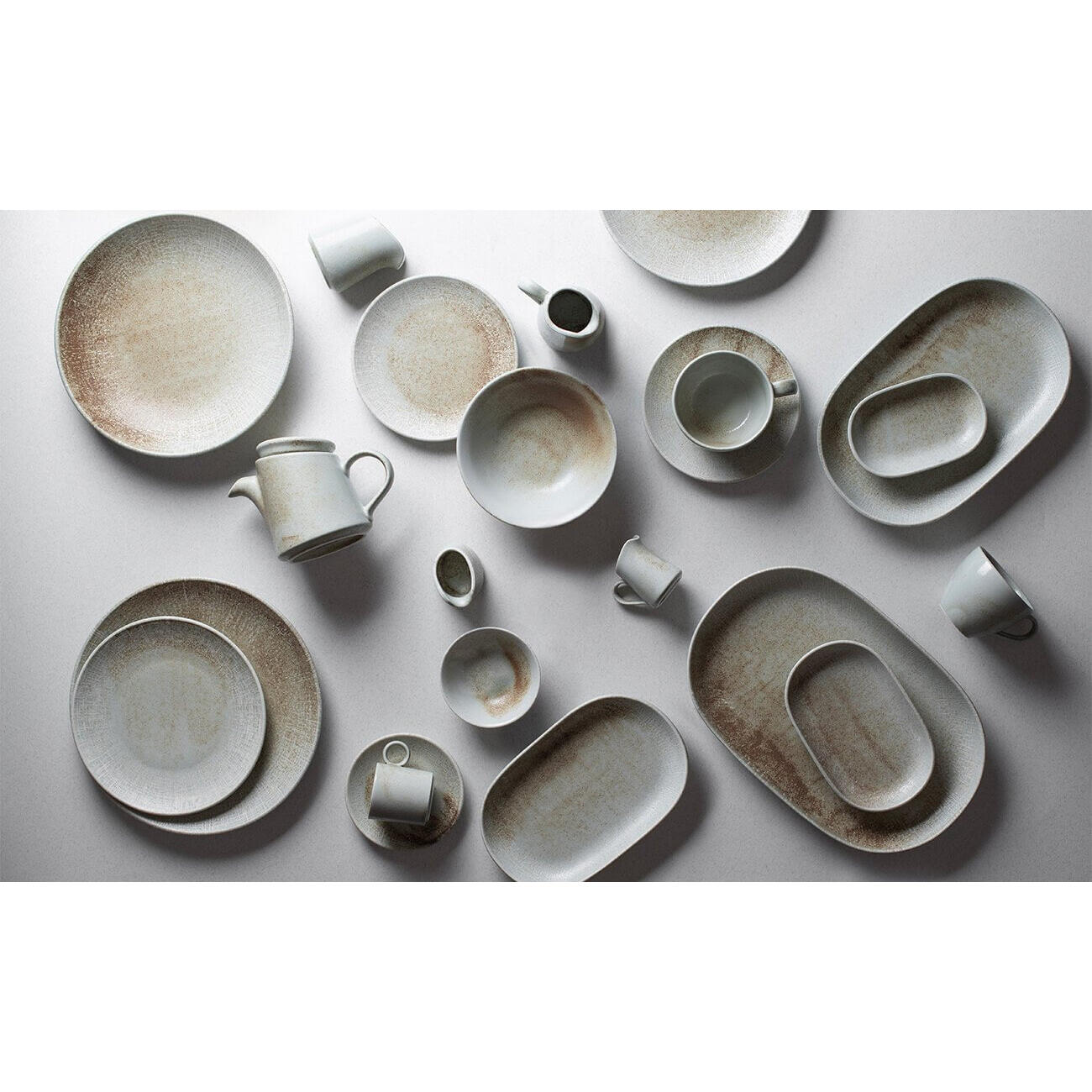 ID Fine Bordenset - Mellow - 24 delig - 6 persoons - Porselein