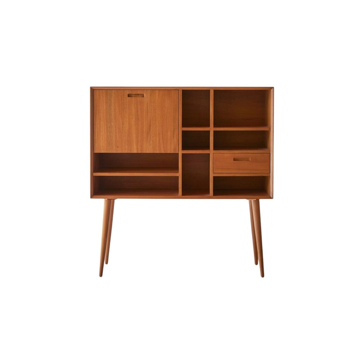 Tikamoon - Magda 50's - Massief mahonie bureau