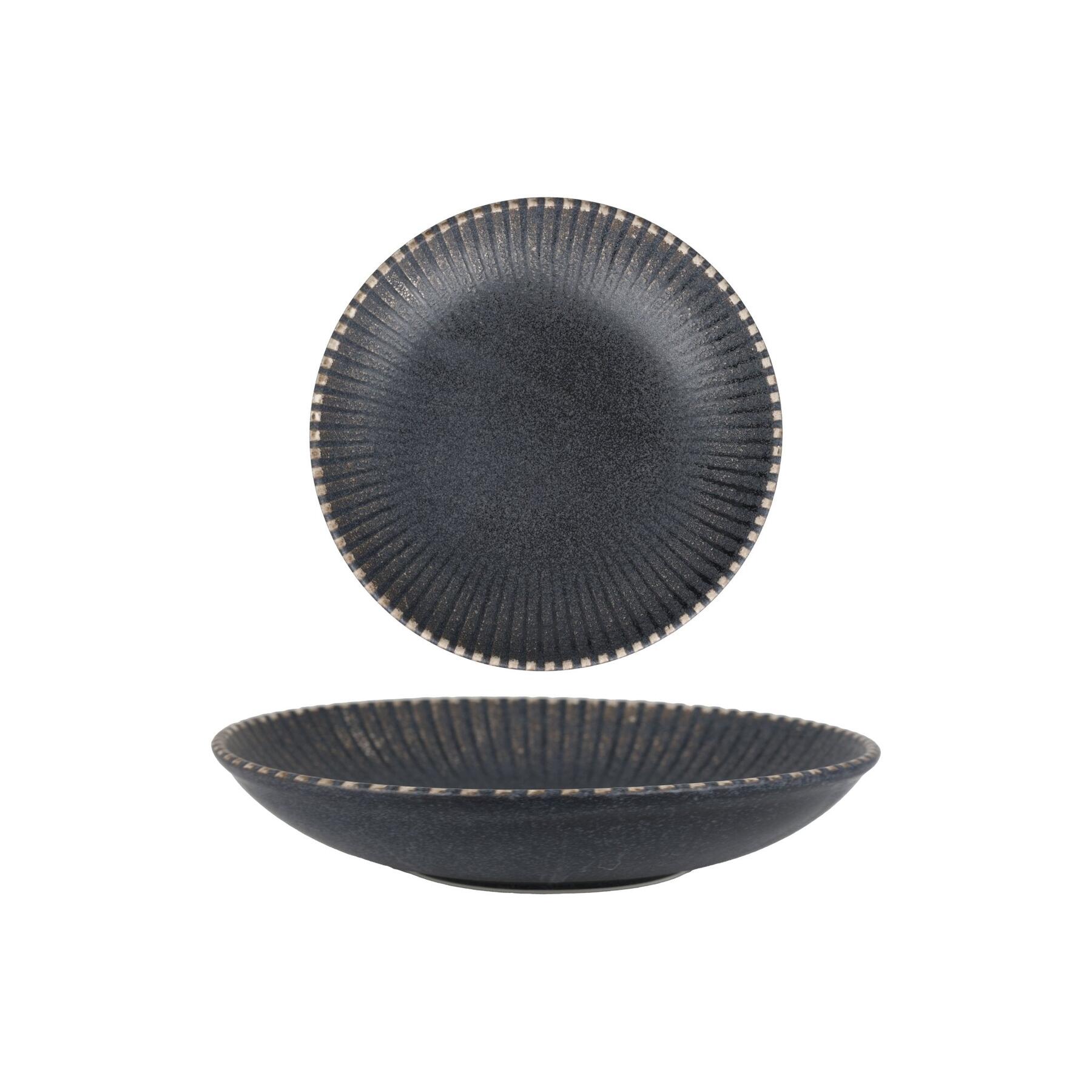 ID Fine Diep bord - Reckless - Porselein - 22 cm (700cc) - set van 6