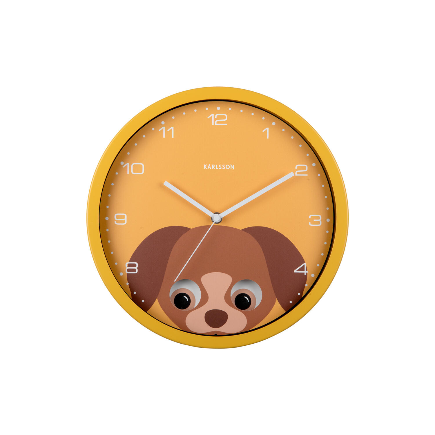 Karlsson - Wall Clock Peekaboo Dog