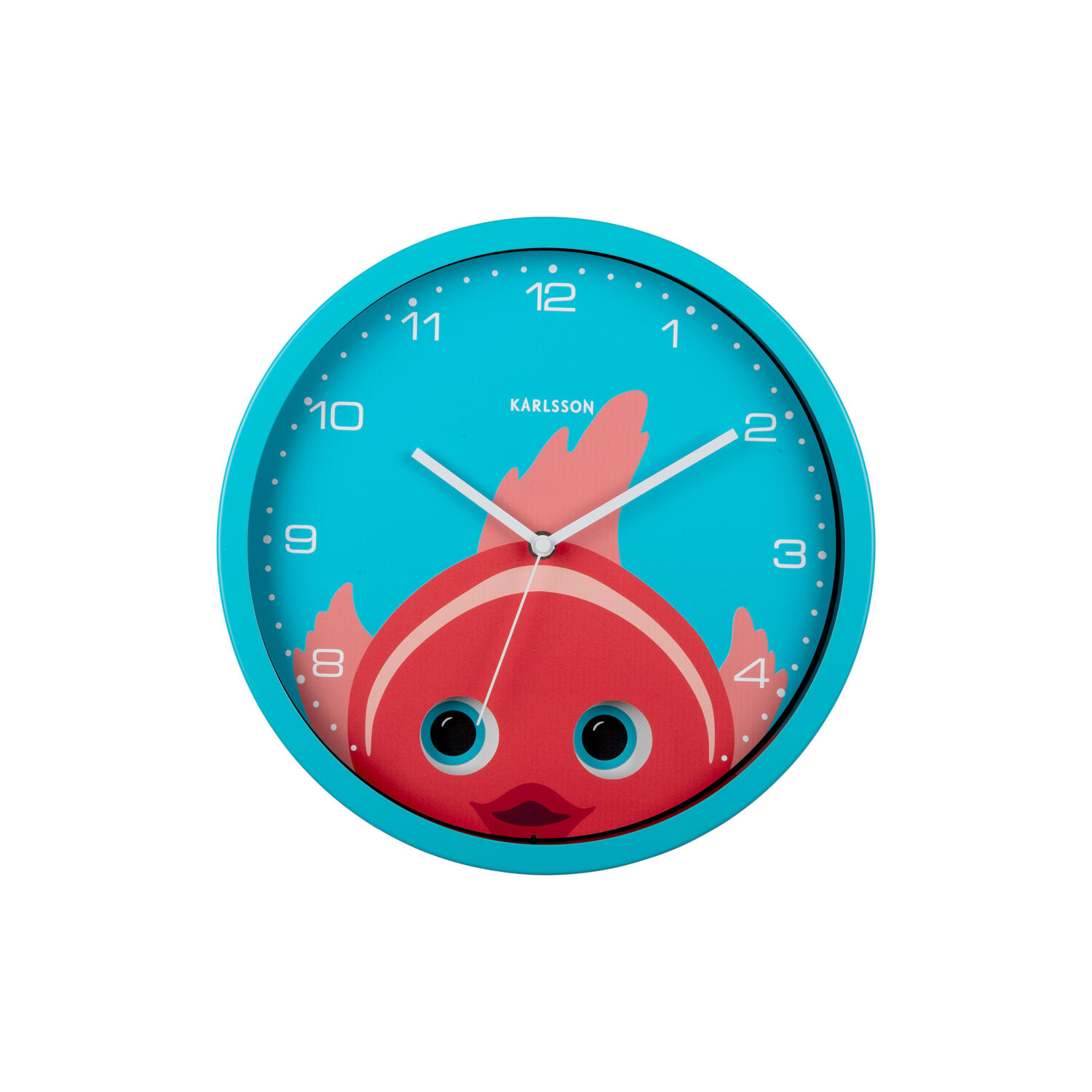 Karlsson - Wall Clock Peekaboo Goldfish