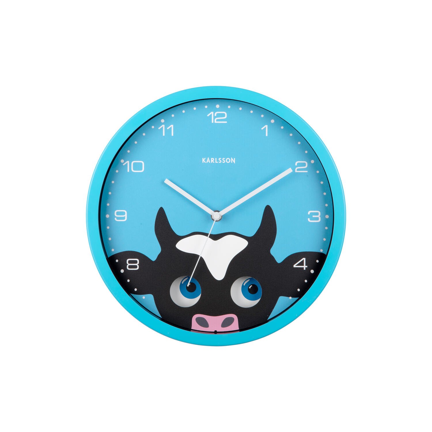 Karlsson - Wall Clock Peekaboo Cow