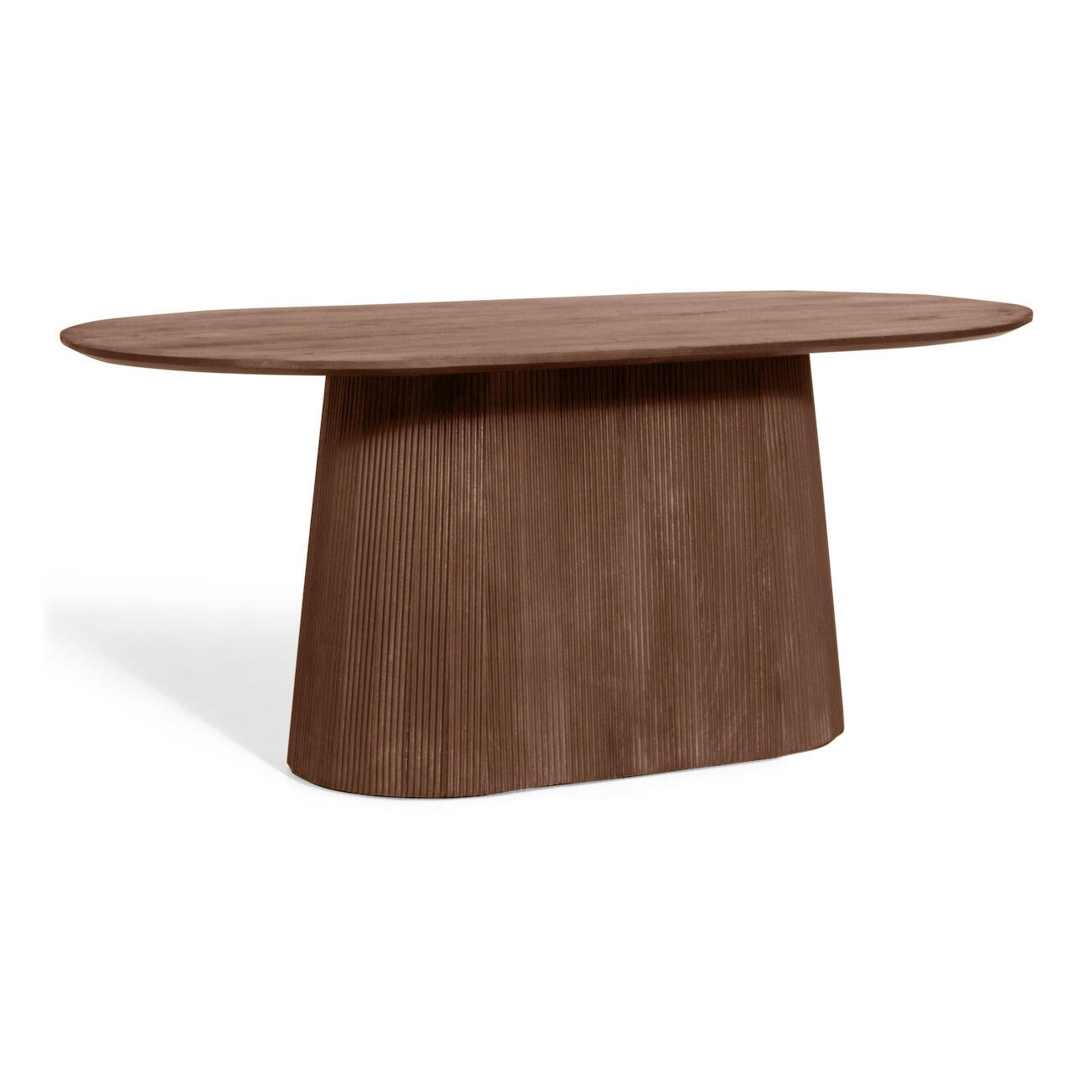 by fonQ Grand Eettafel Tabacco Mangohout - 230 x 110 cm