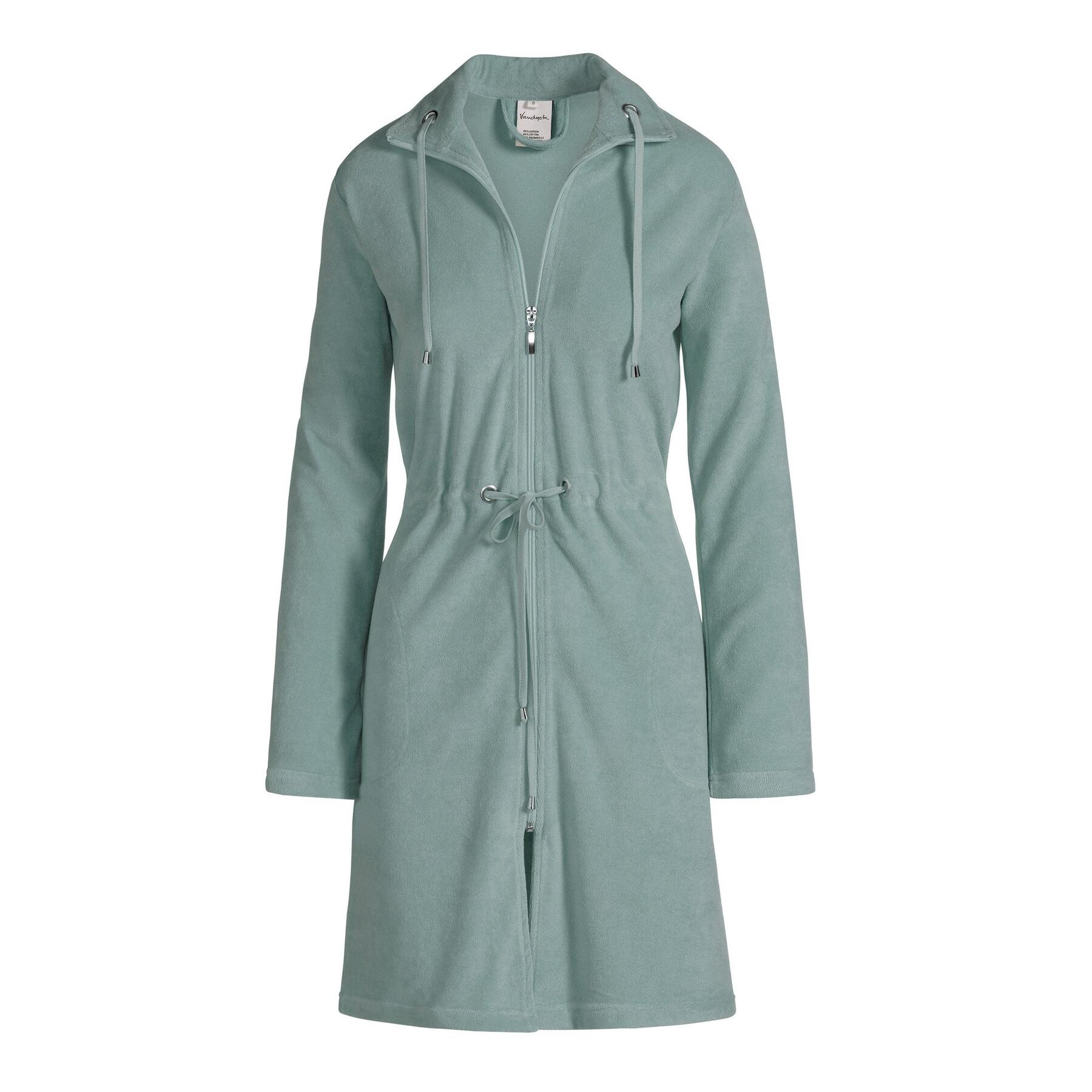 Vogue Badjas Pearl Blue | Small (Restant) | Blauw | Katoen | Polyester