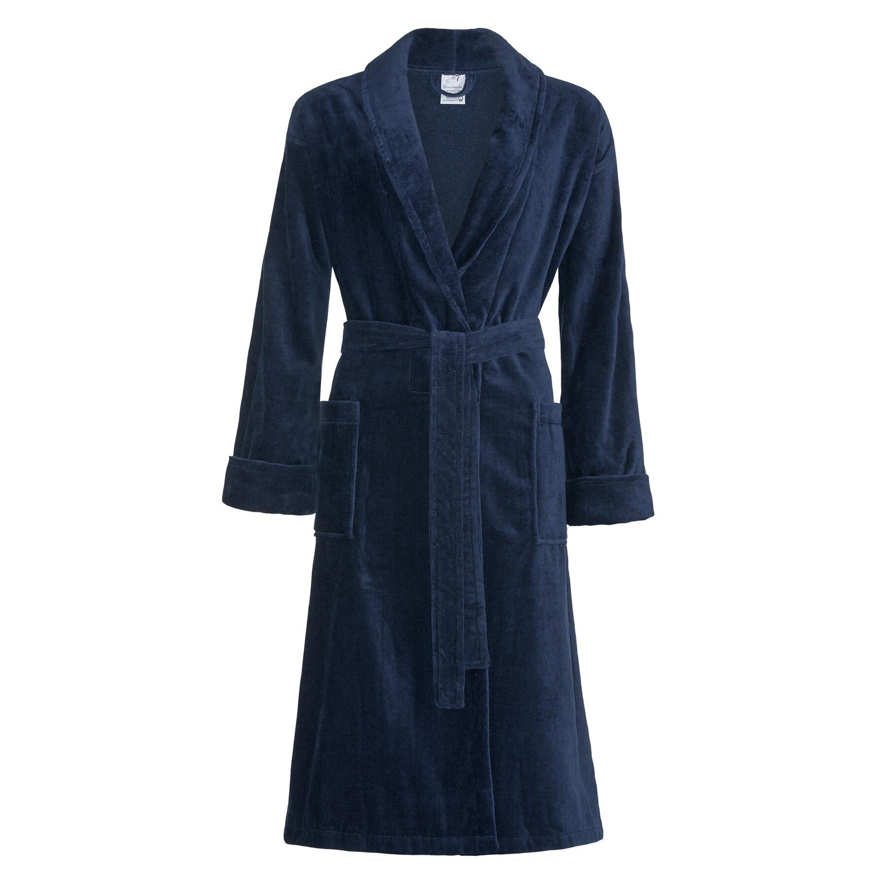 Prestige Badjas Navy | 140 cm x 220 cm | Blauw | Katoen