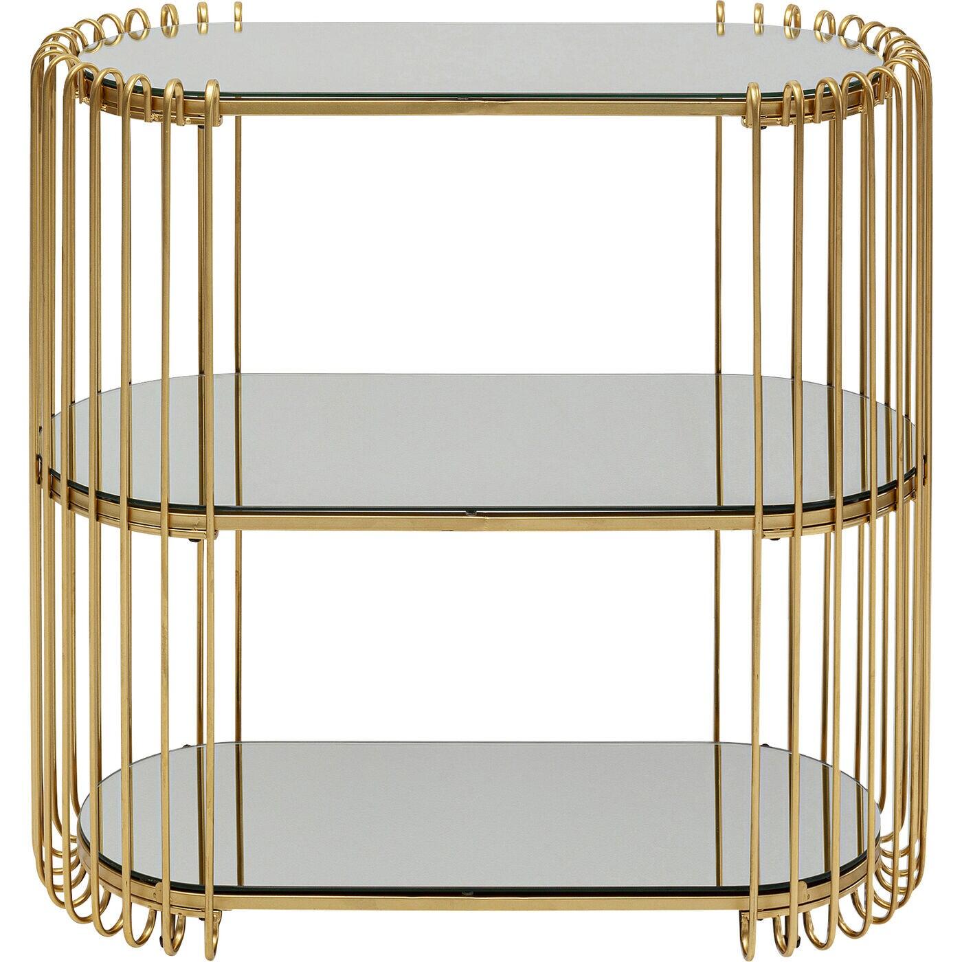Kare Design Wire console goud 81x37cm