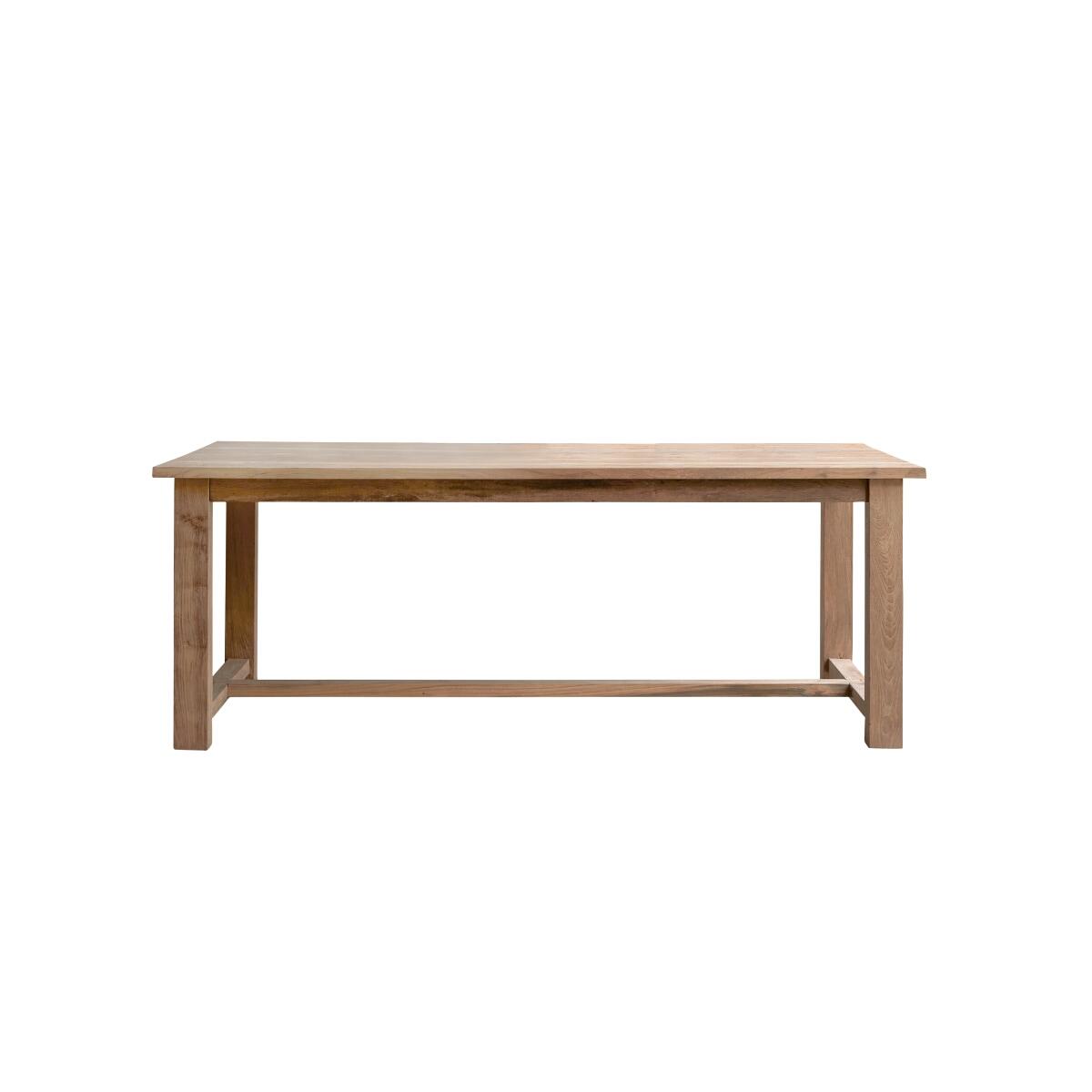 Tikamoon - Eettafel van massief gerecycled teakhout voor 6|8 pers.