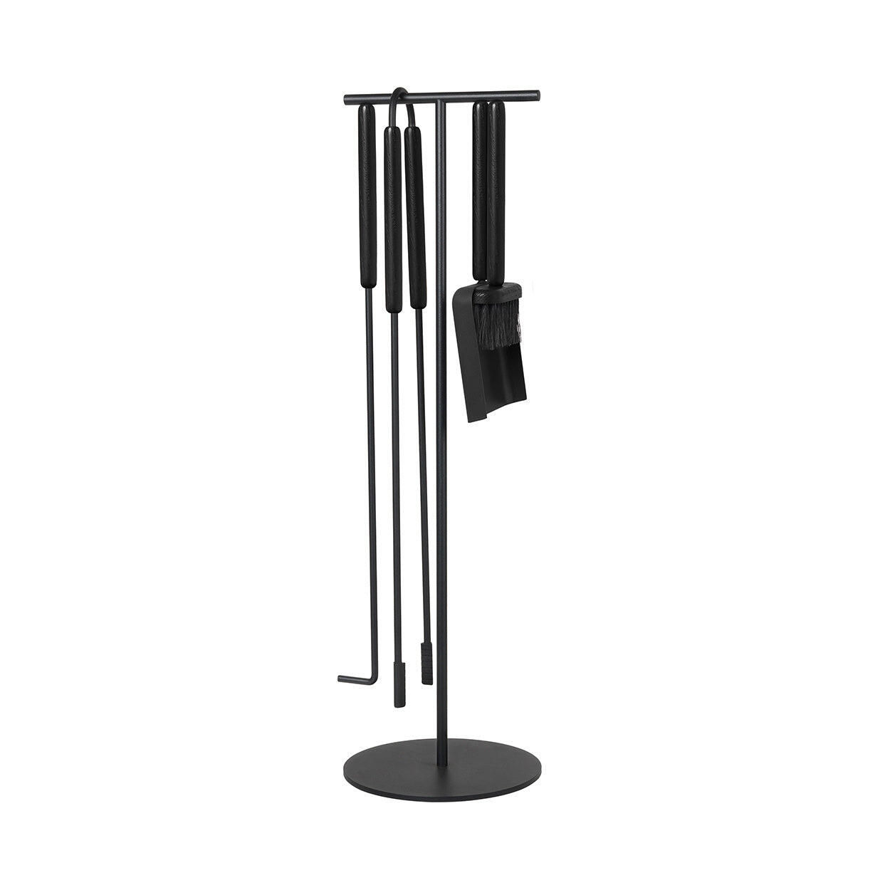 Ashidelige Openhaardset Oak | Zwart