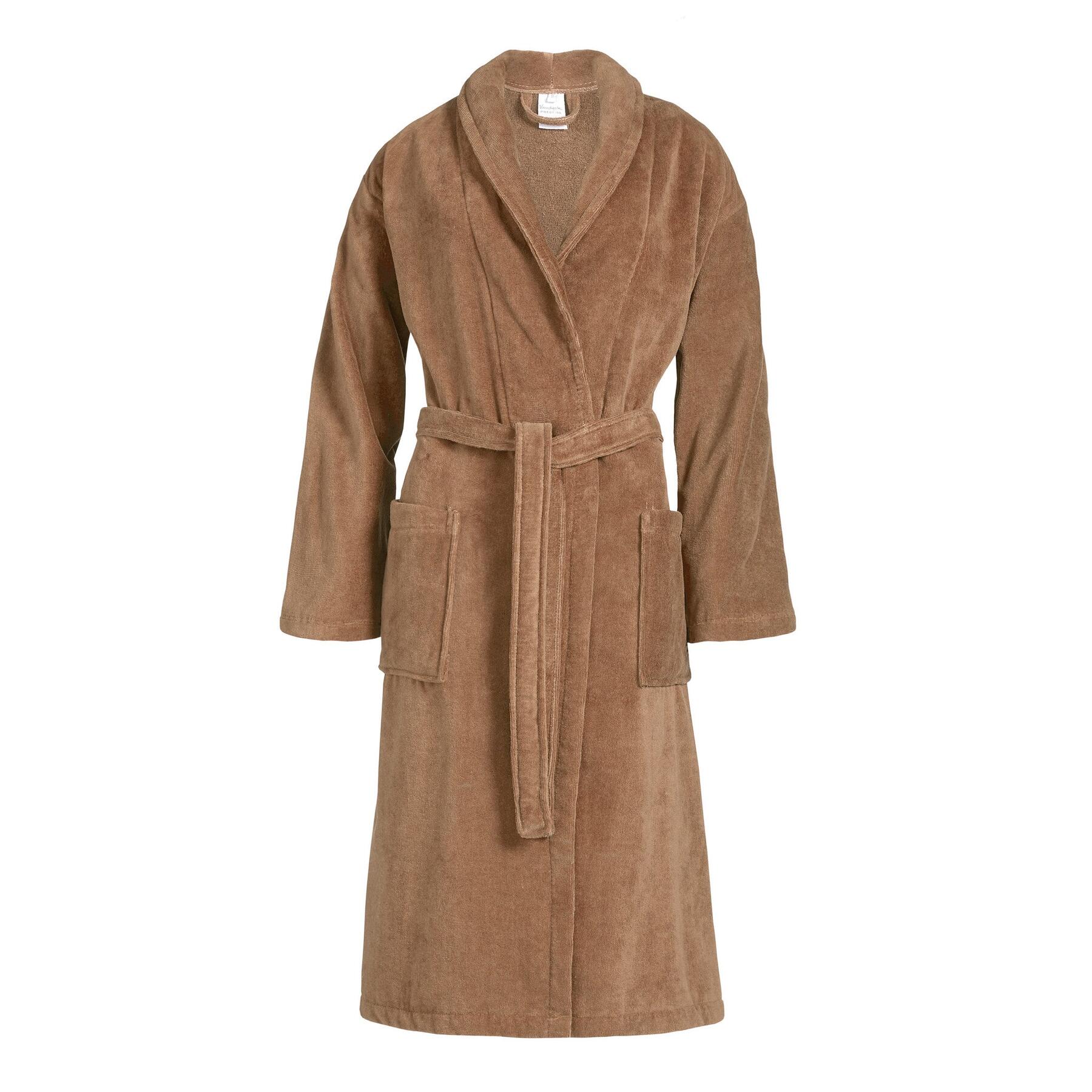 Prestige Badjas Fudge | XL | Bruin | Katoen