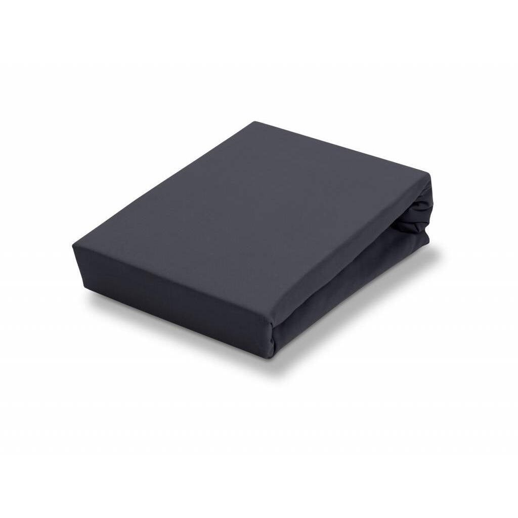 Jersey Supreme Topper Hoeslaken Anthracite | 140 cm x 220 cm | Grijs