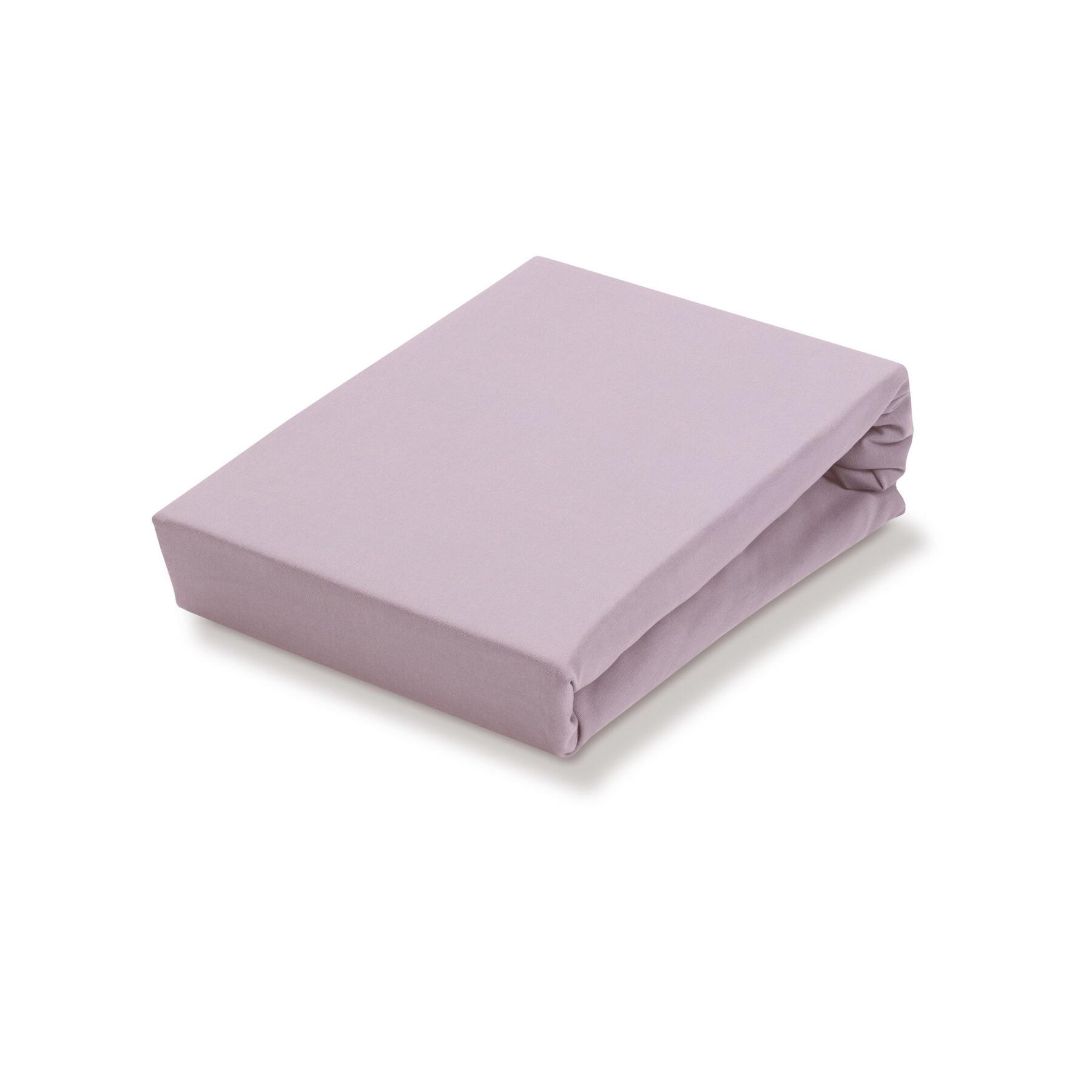 Jersey Soft Splittopper Hoeslaken Viola | 140 cm x 220 cm | Roze | Paars