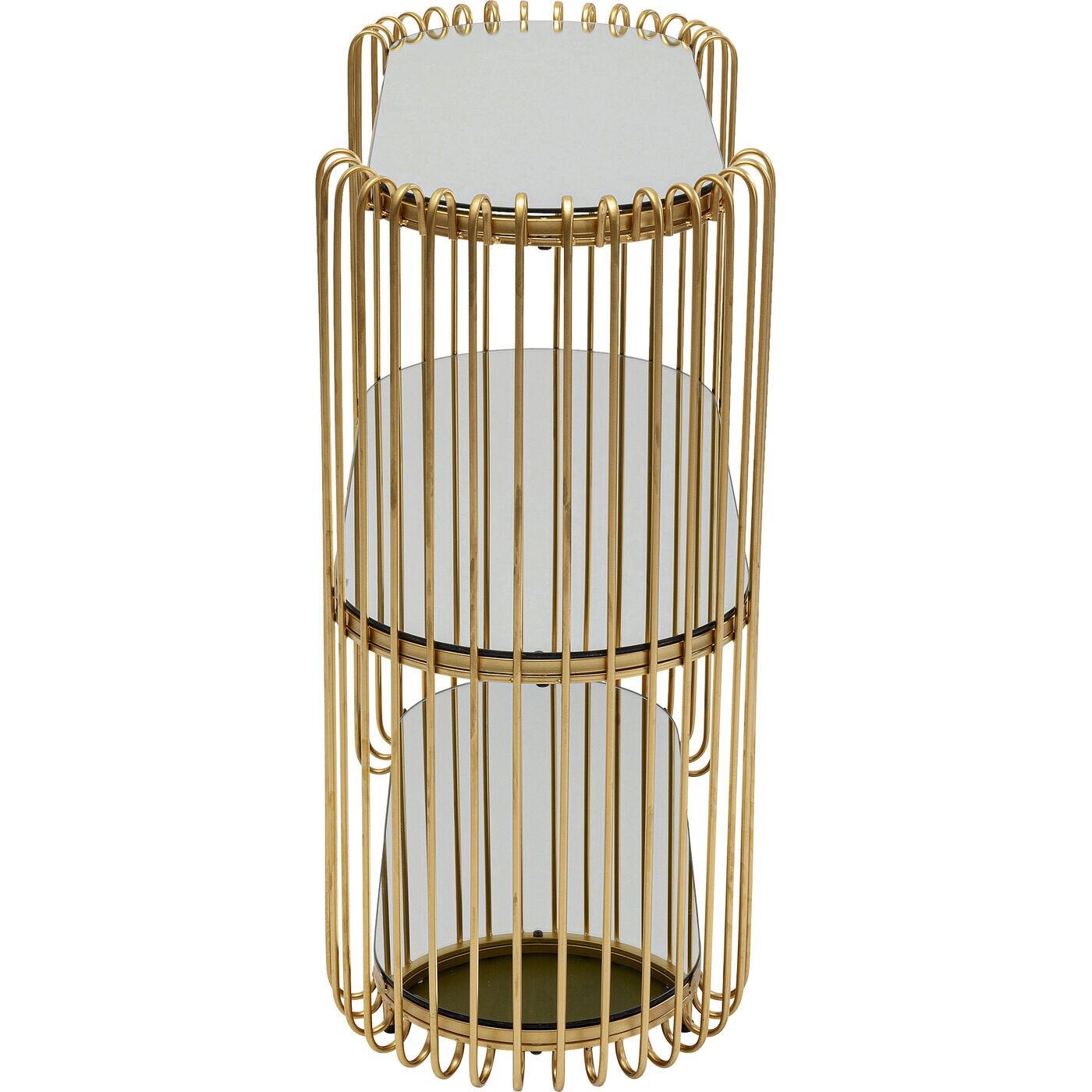Kare Design Wire console goud 81x37cm