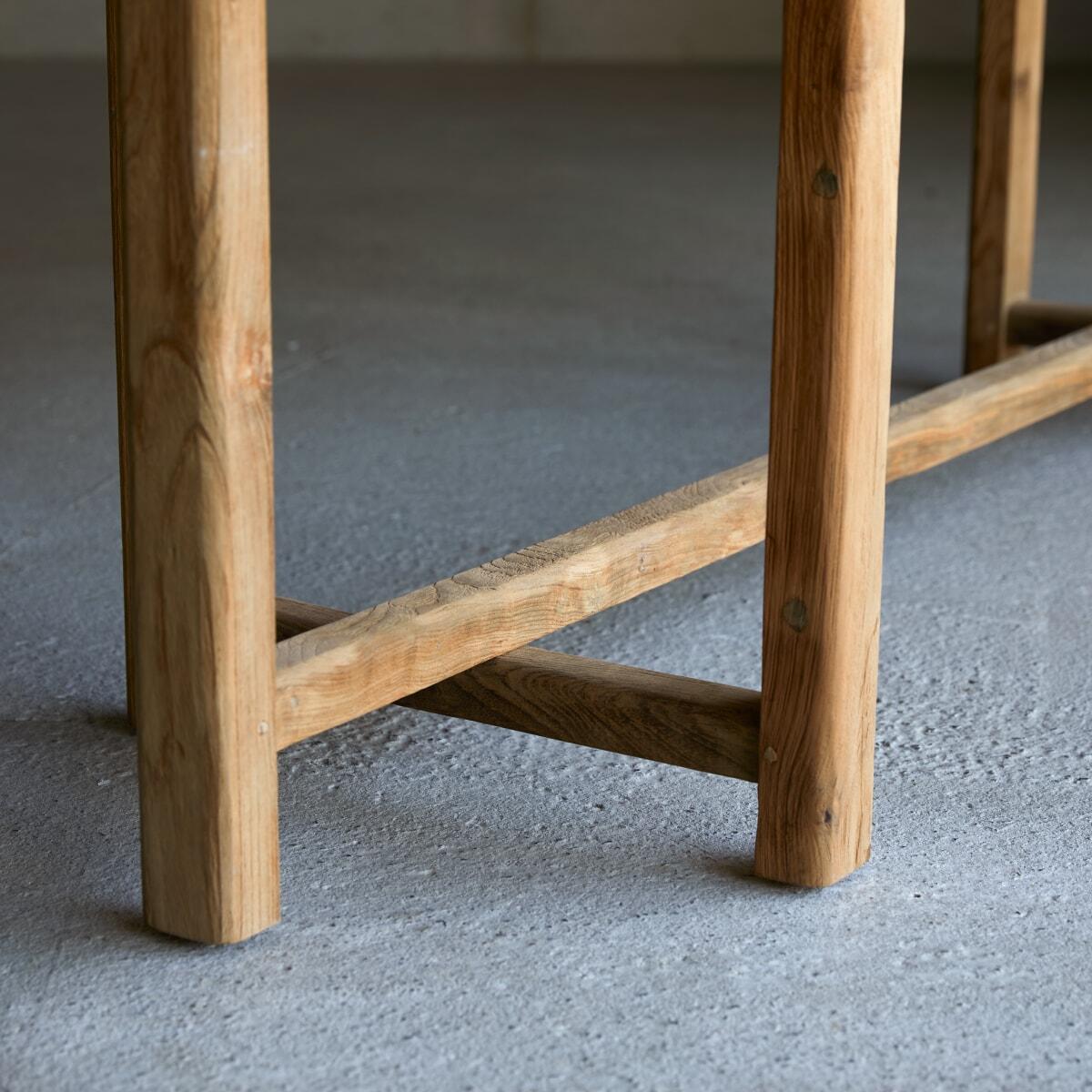 Tikamoon - Eettafel van massief gerecycled teakhout voor 6|8 personen