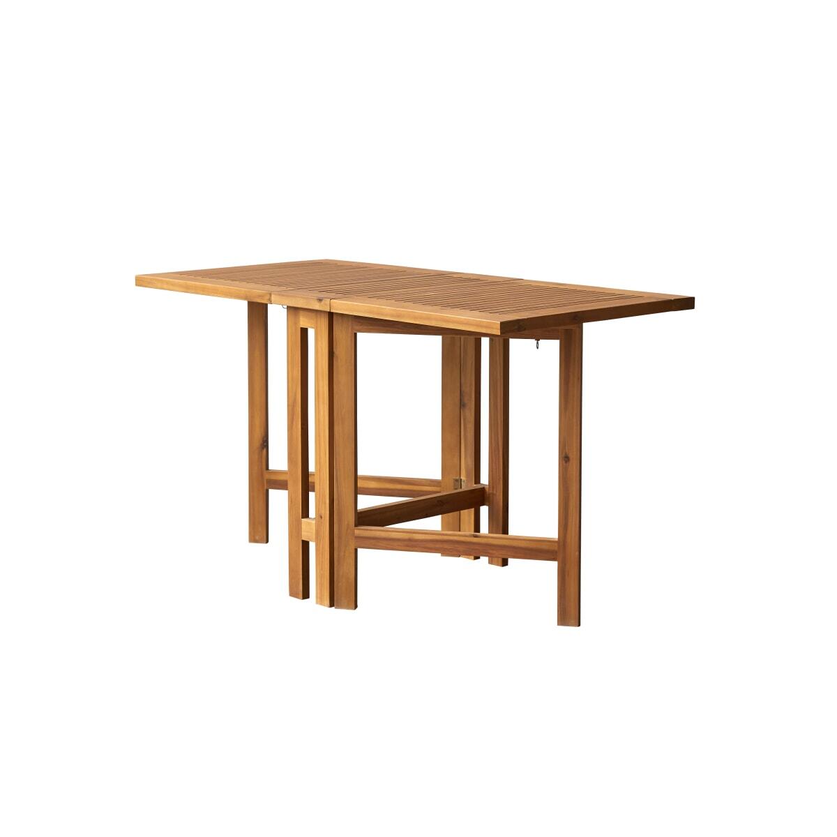 Tikamoon - Capri - Buitentafel in massief acaciahout voor 2|4 pers.
