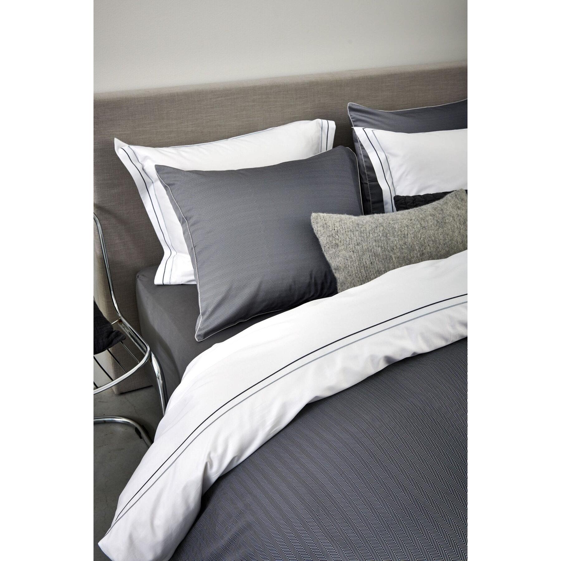 Dekbedovertrek Home Milano Off | 140 cm x 220 cm | Zwart