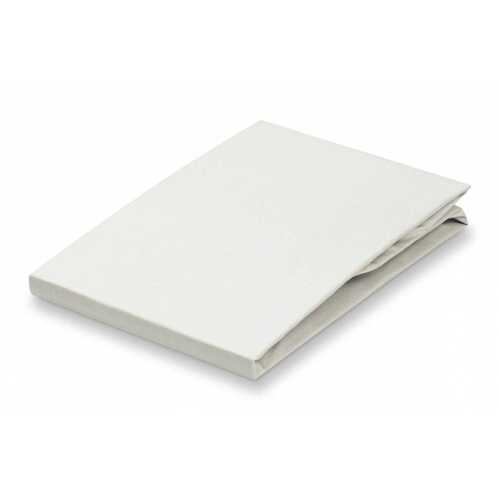 Percale Topper Hoeslaken Natural | 140 cm x 220 cm | Ivoor | Katoen