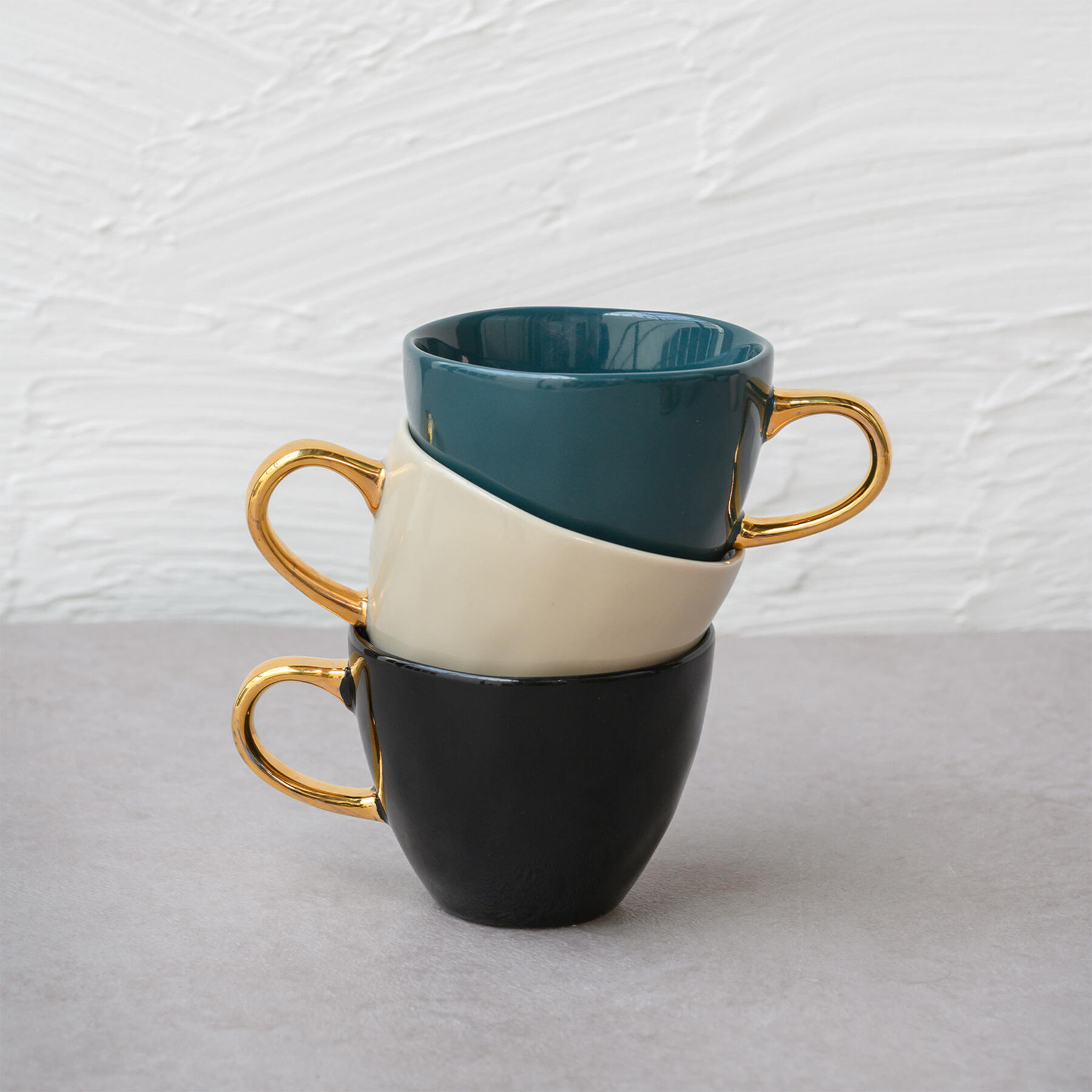 Urban Nature Culture Good Morning Koffiekop - Blue Green - 4 st.