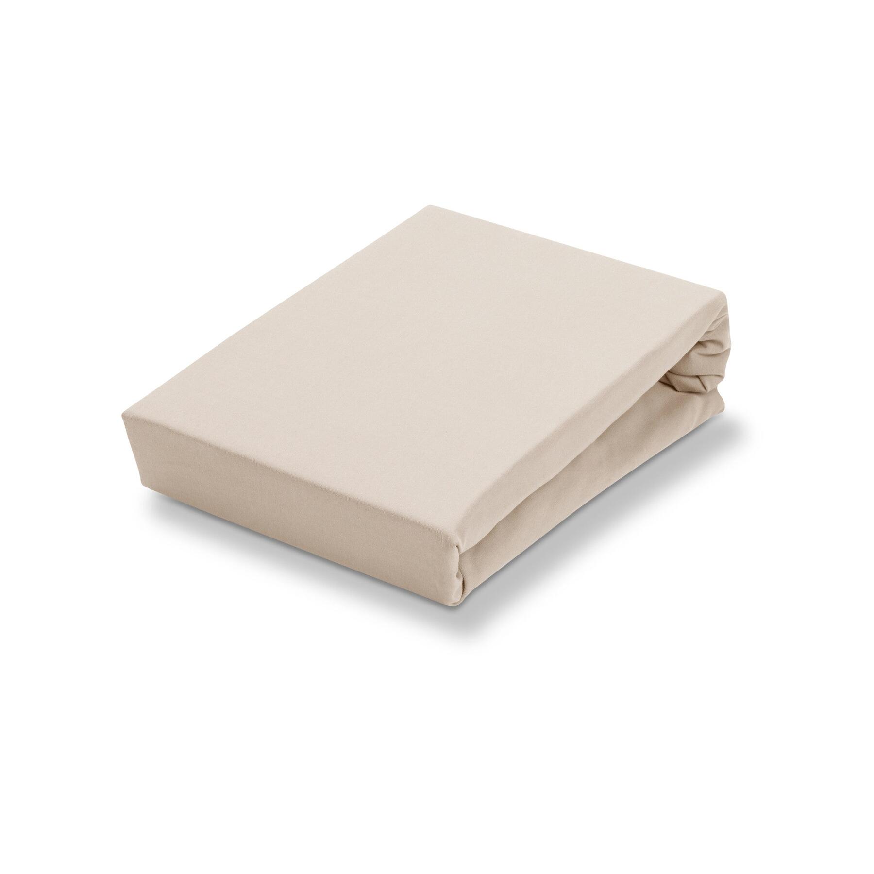 Jersey Soft Splittopper Hoeslaken Stone