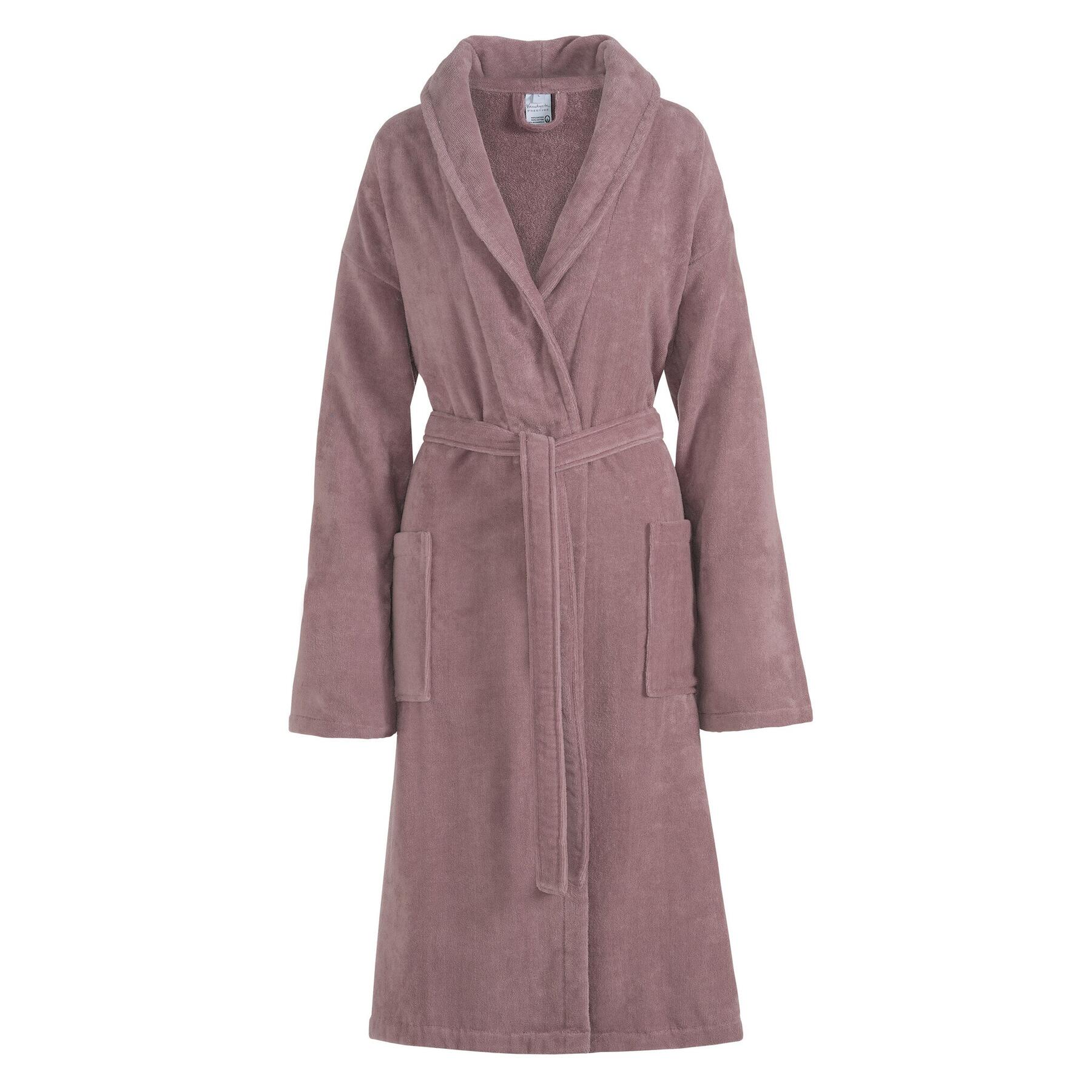 Prestige Badjas Mauve | XXL | Roze | Paars | Katoen