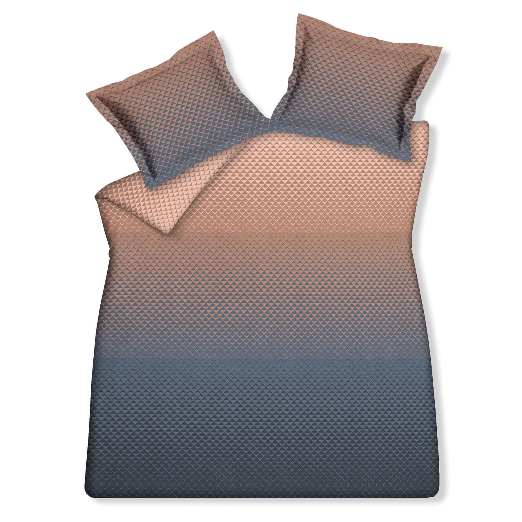Dekbedovertrek Diamonds Oceanview | 240 cm x 240 cm | Bruin | Blauw