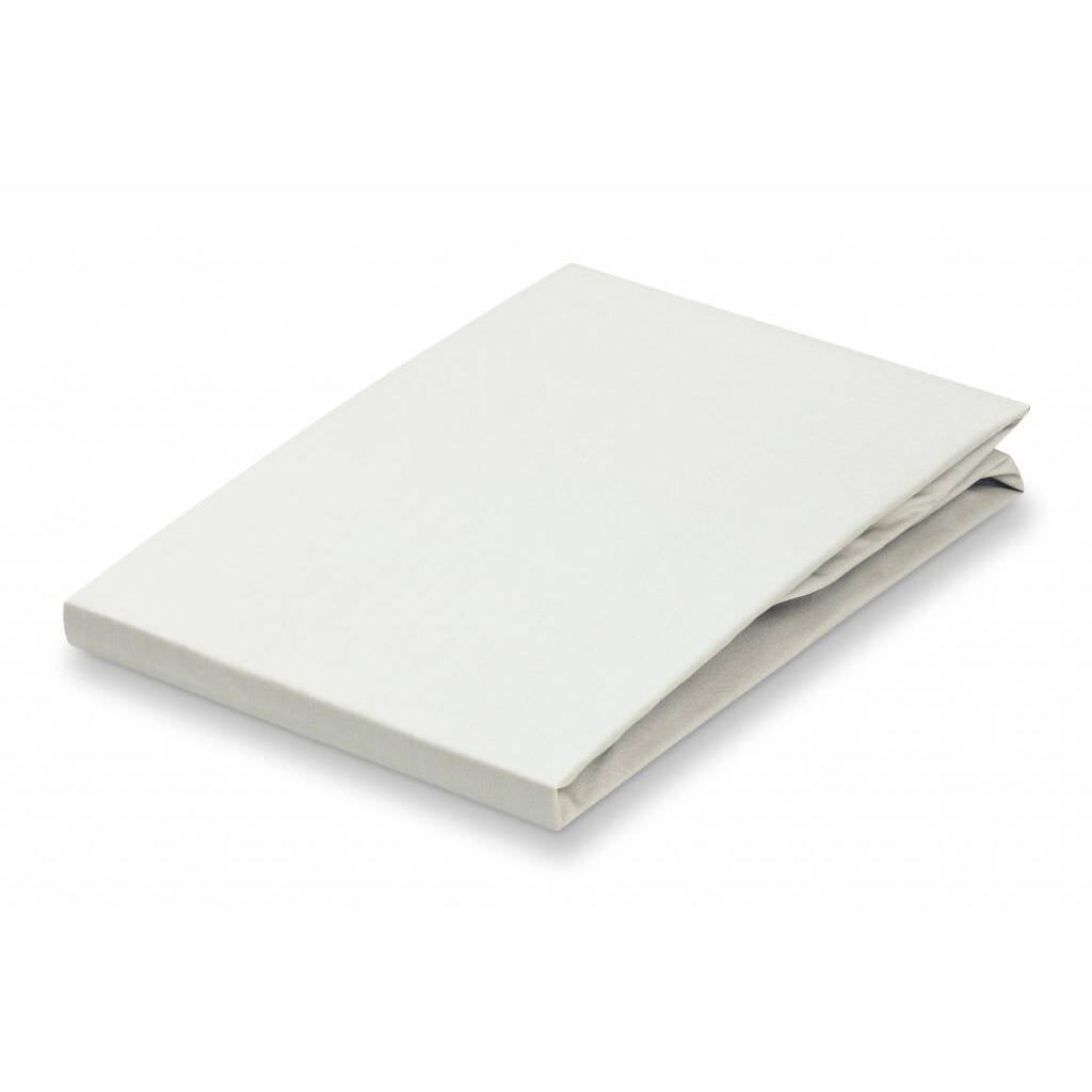 Percale Topper Hoeslaken Natural | 140 cm x 220 cm | Ivoor | Katoen