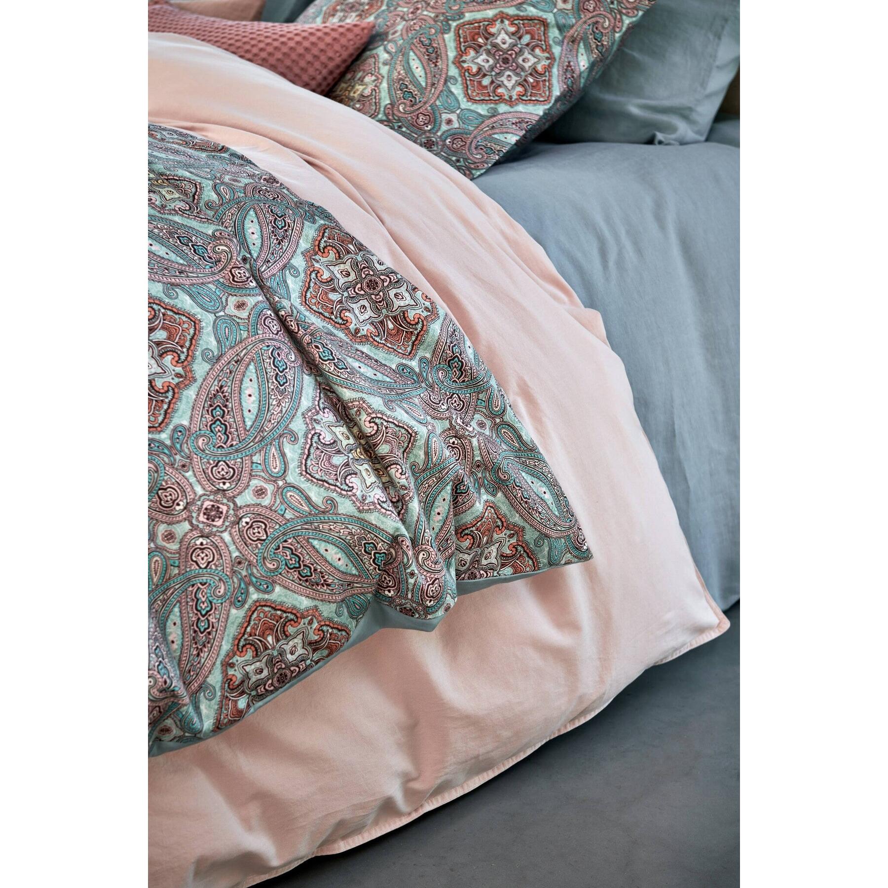 Washed Cotton Dekbedovertrek Pale Pink | Roze | Katoen