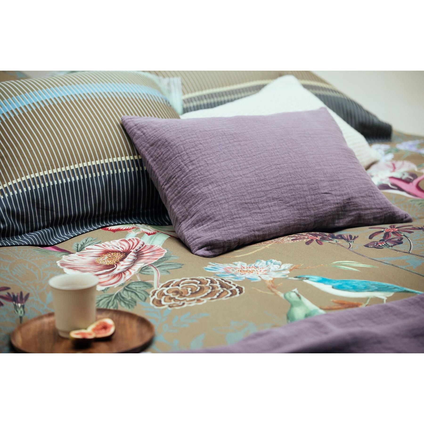 Dekbedovertrek Dashy Multi | 240 cm x 240 cm | Groen | Satijnkatoen