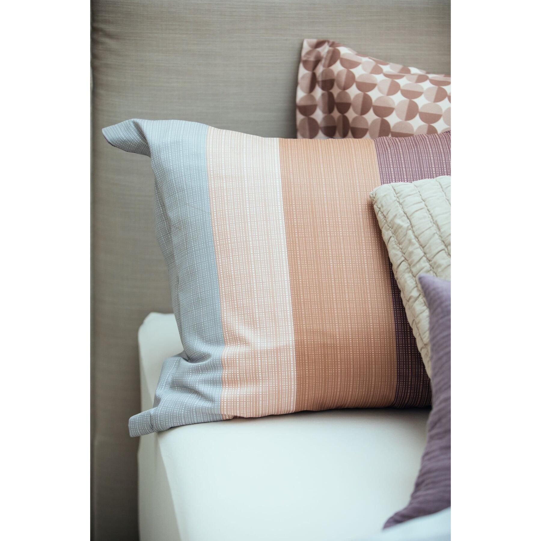 Dekbedovertrek Relax Moonscape | 240 cm x 240 cm | Bruin | Paars