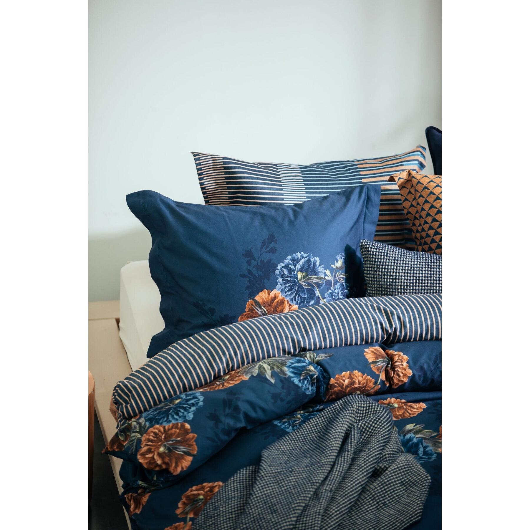 Dekbedovertrek Wander Oceanview | 240 cm x 240 cm | Bruin | Blauw