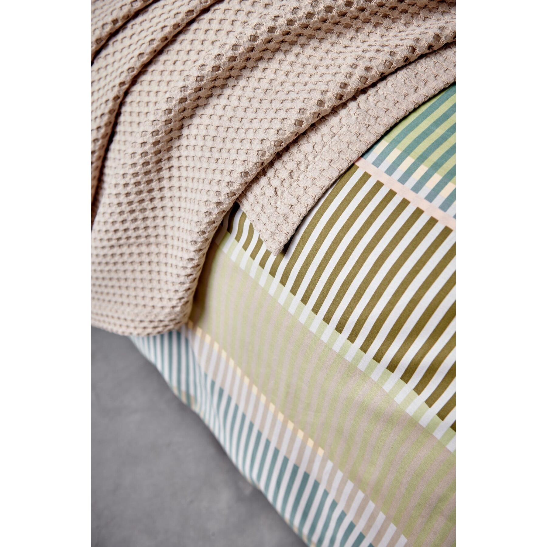 Home Pique Sprei Latte | 250 cm x 270 cm | Beige | Geel | Goud
