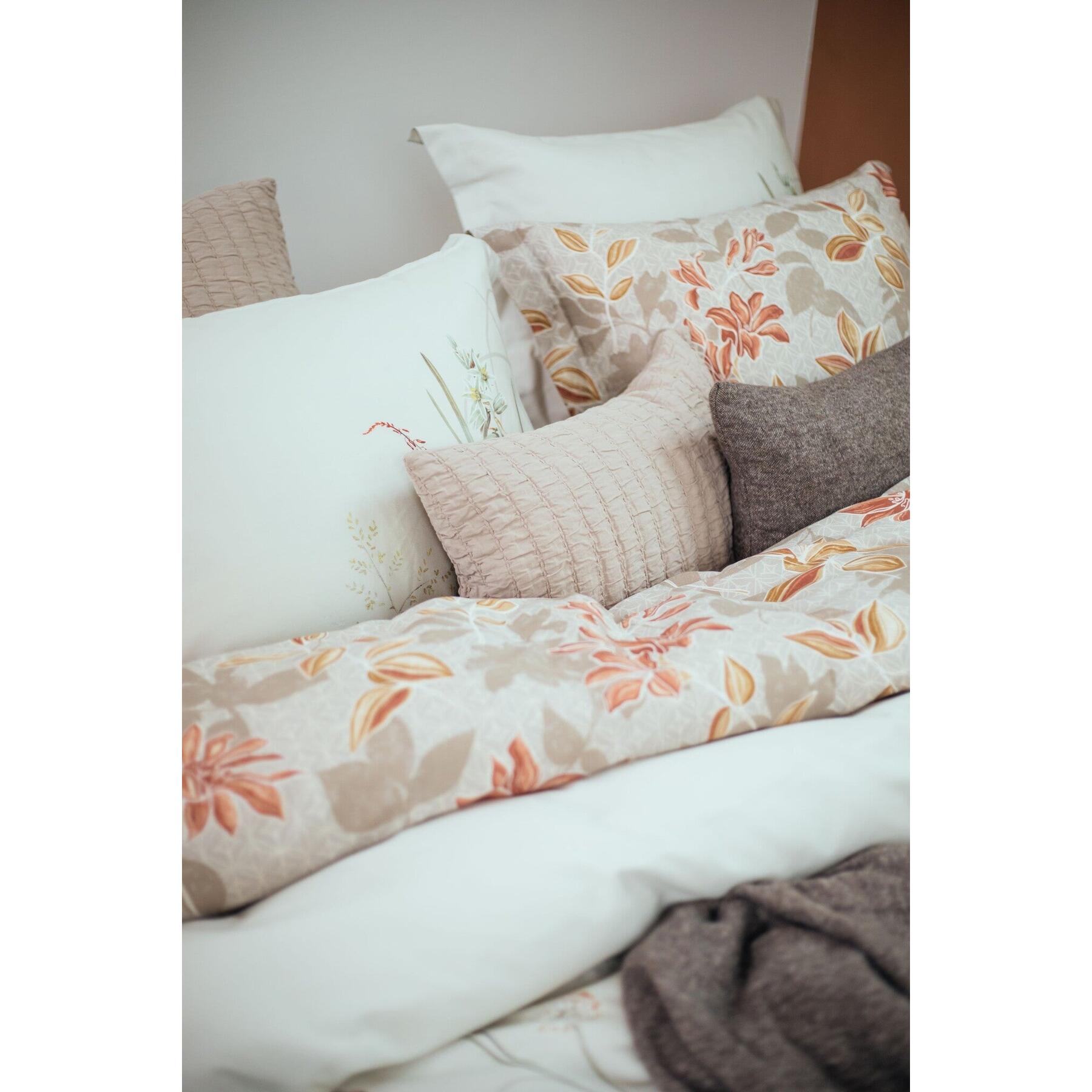 Dekbedovertrek Cashmere Glow Linen | 200 cm x 200 cm | Grijs | Beige