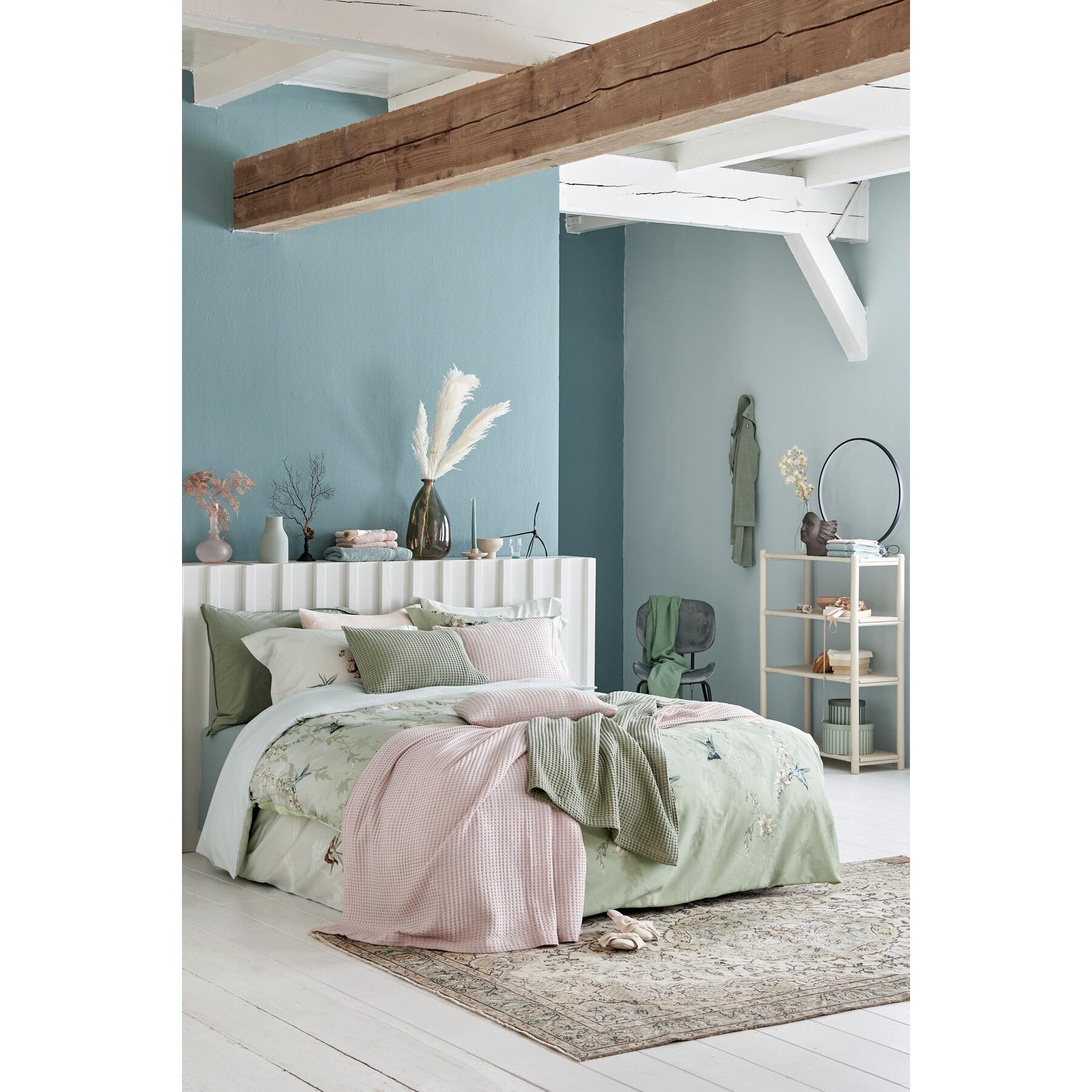 Home Pique Sprei Light Olive | 160 cm x 250 cm | Groen | Katoen