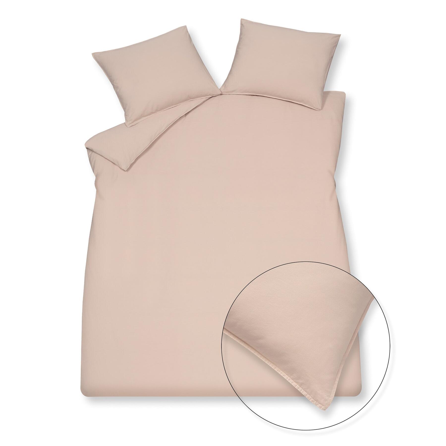 Washed Cotton Dekbedovertrek Pale Pink | Roze | Katoen