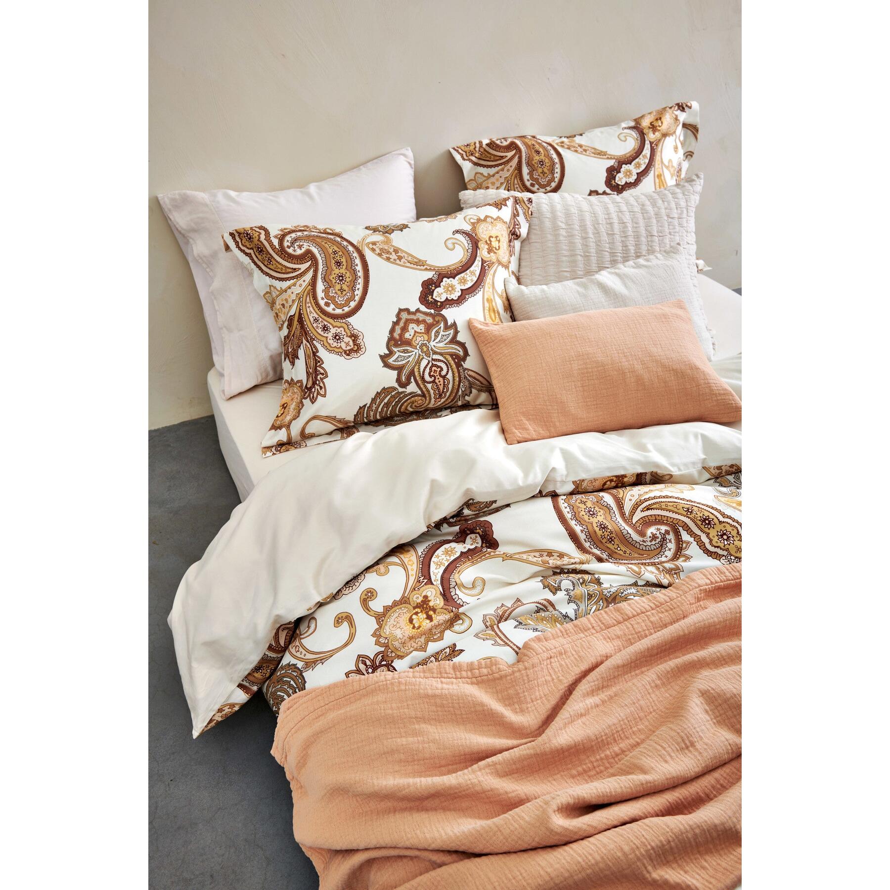 Dekbedovertrek Mystique Sunlight | Ivoor | Beige | Bruin | Geel | Goud