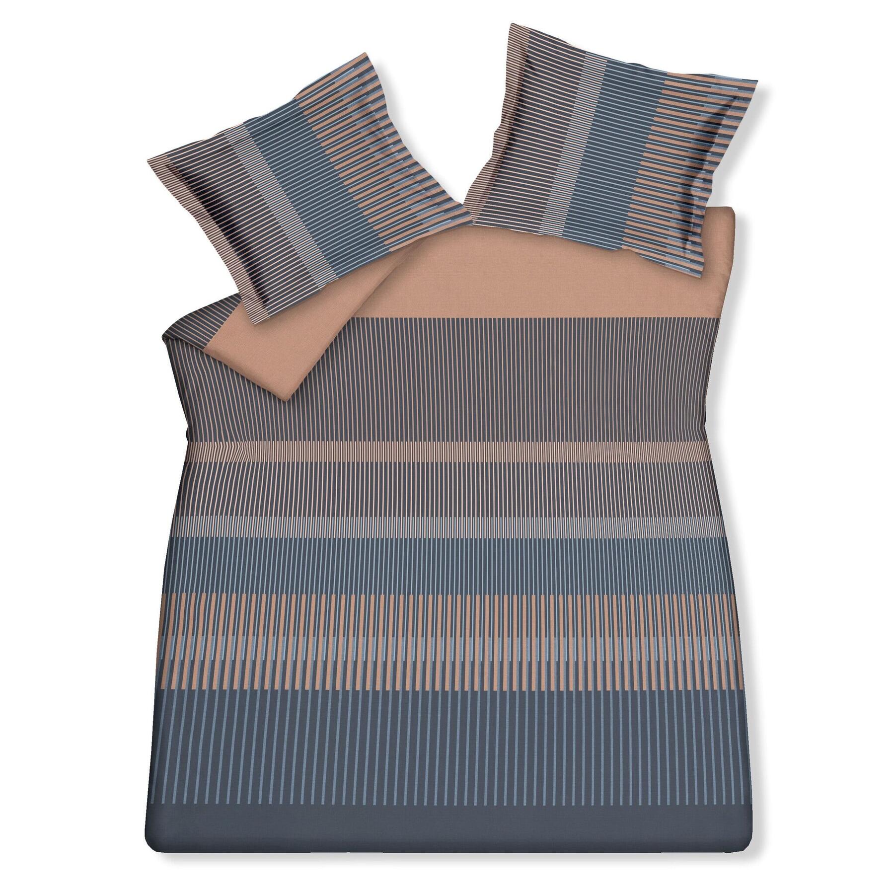 Dekbedovertrek Wander Oceanview | 240 cm x 240 cm | Bruin | Blauw