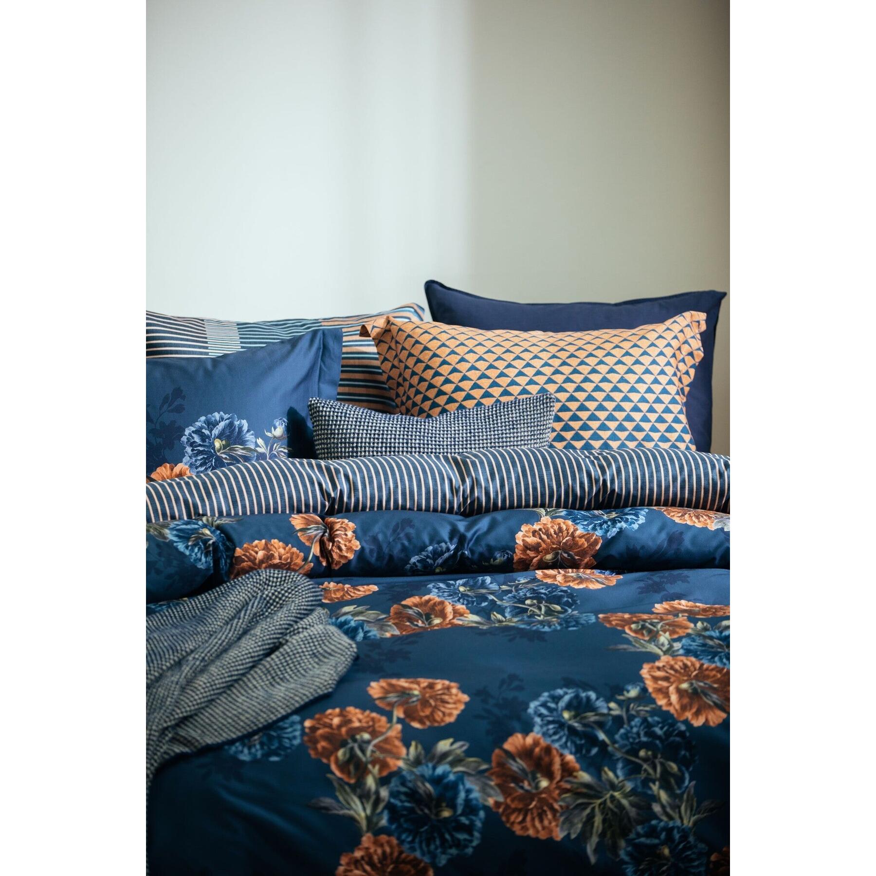 Dekbedovertrek Wander Oceanview | 240 cm x 240 cm | Bruin | Blauw