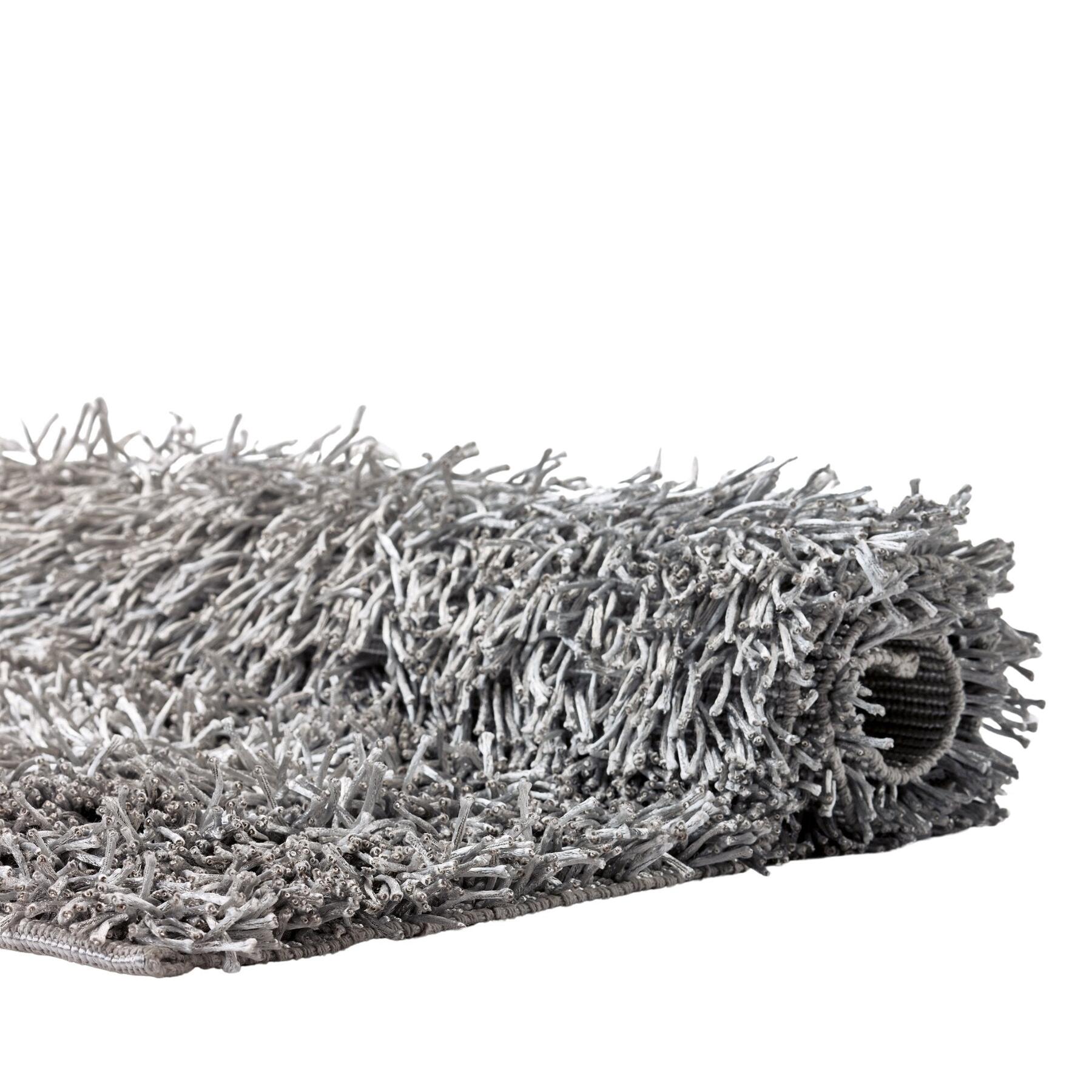 Kemen Badmat Silver Grey | 70x120 cm | Grijs | Polyester