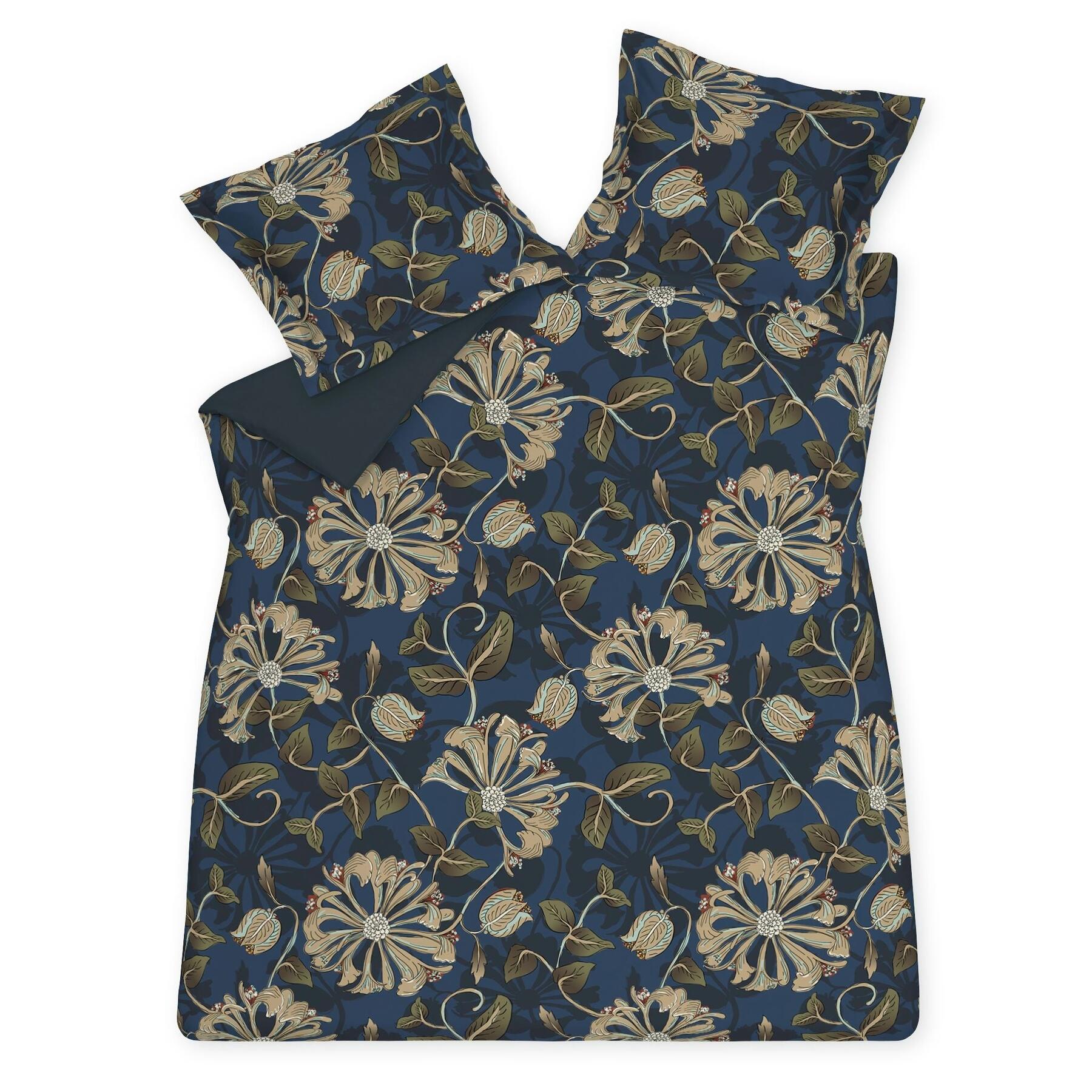 Dekbedovertrek Sky Night Blue Ink | Groen | Blauw | Satijnkatoen