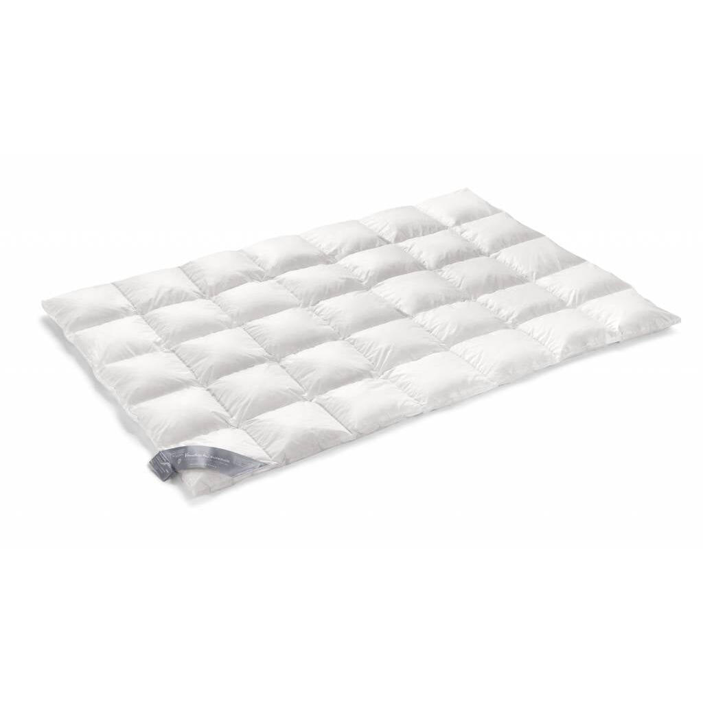 Superior 100 Dekbed | 220 cm  x 220 cm  | Wit | Satijnkatoen | Dons