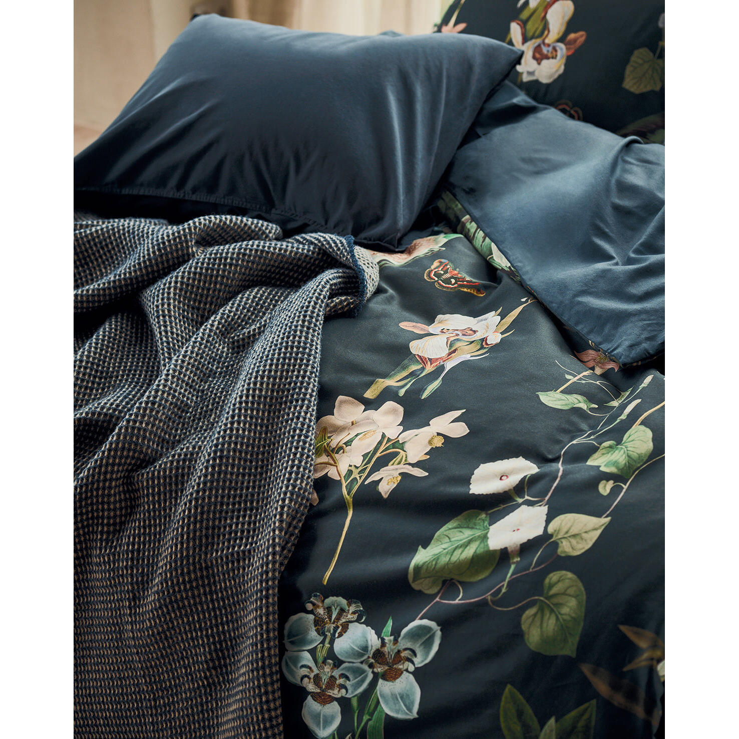 Dekbedovertrek Green Fever Blue Ink | 200 cm x 200 cm | Groen | Blauw