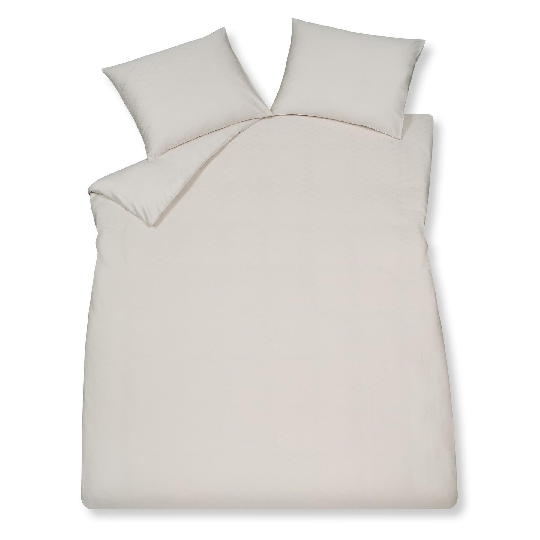 Dekbedovertrek Purity Monaco Cream Tan | Ivoor | Satijnkatoen