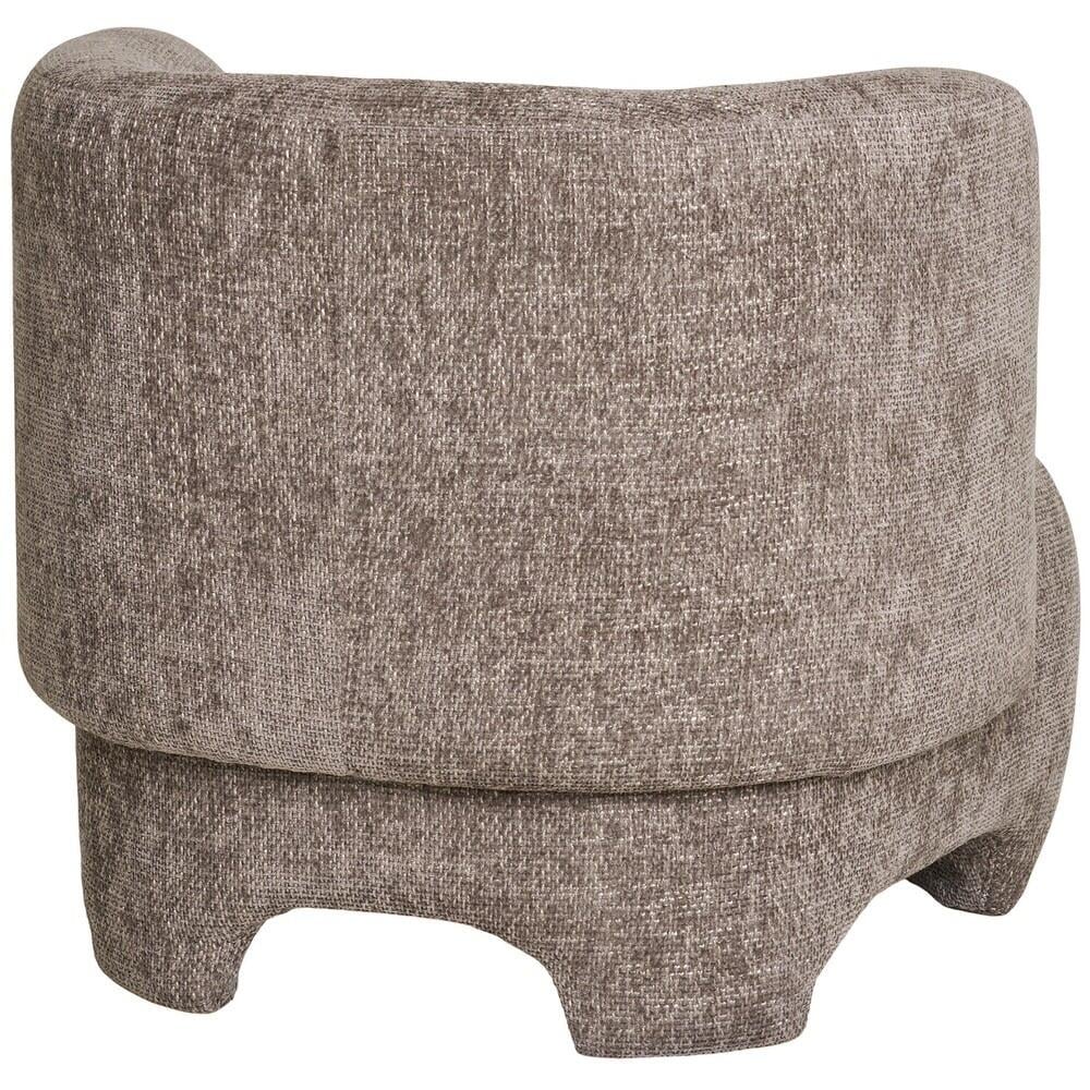 House Nordic - Poef Taupe Stof - 53x41x38cm - Nazare