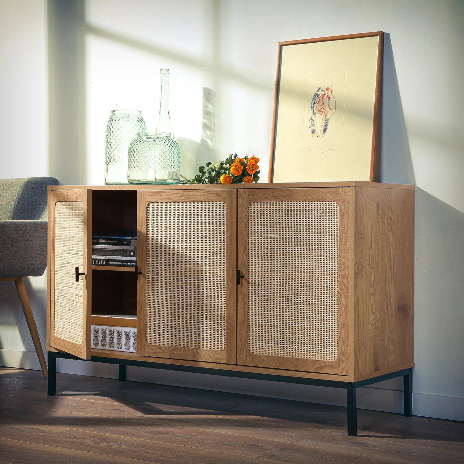 Calicosy - Dressoir Jaya - 3 deurs - 120 cm